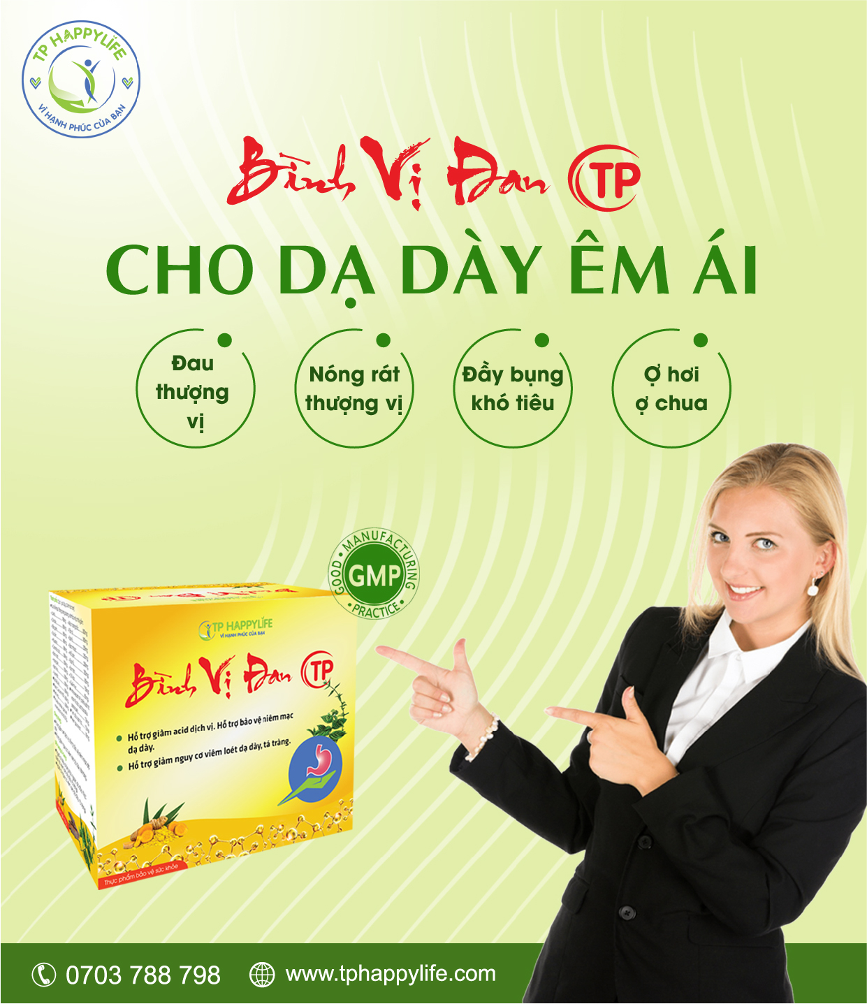 Cho dạ dày luôn êm ái