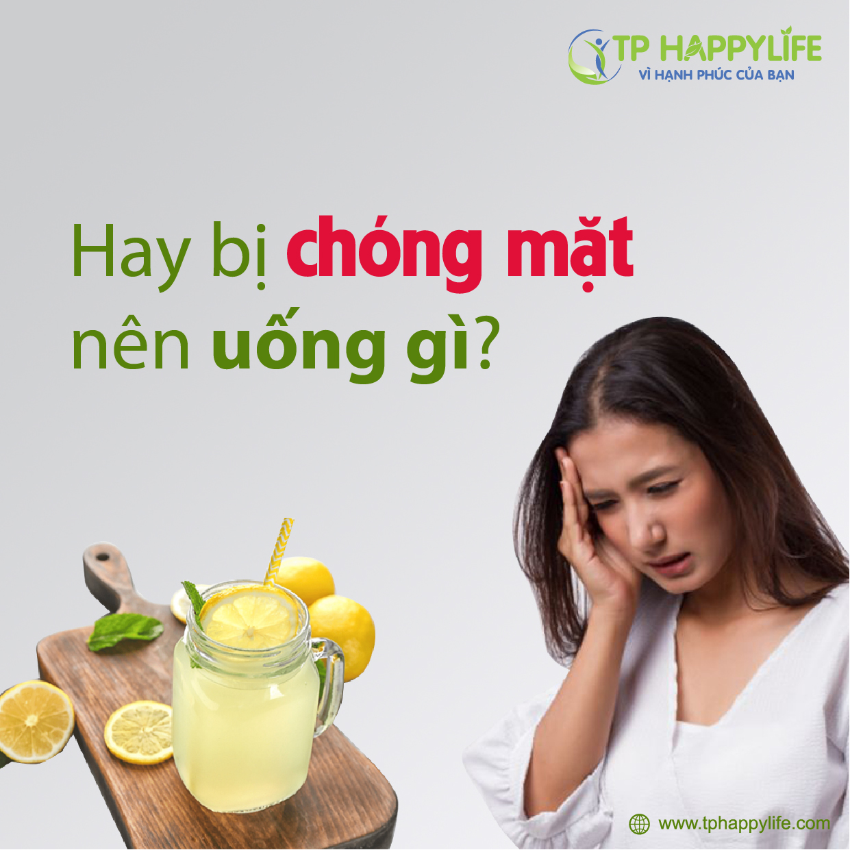 Hay bị chóng mặt nên uống gì?