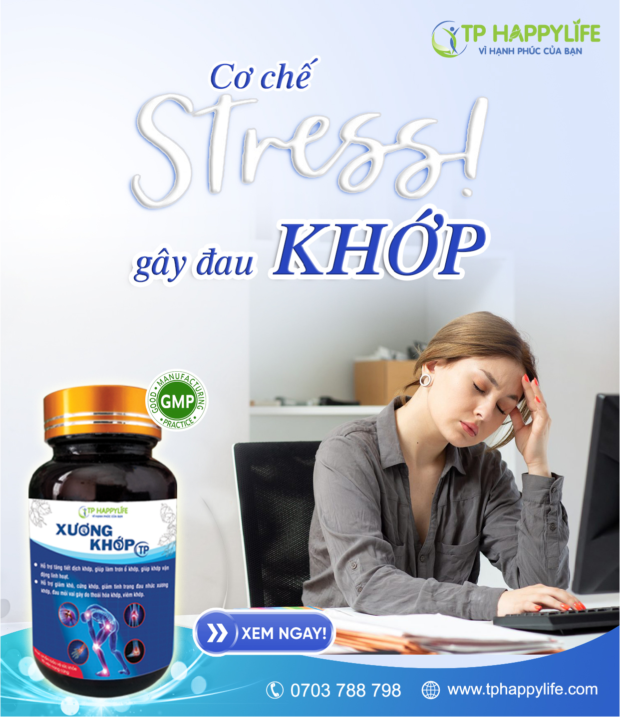 Cơ chế stress gây đau khớp