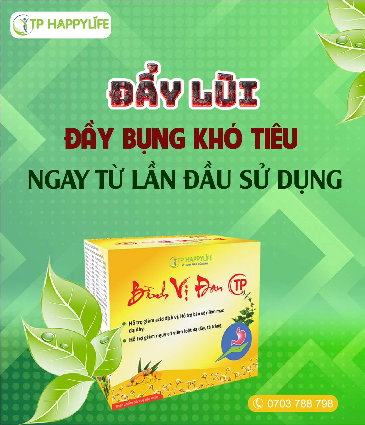 Đẩy lùi đầy bụng khó tiêu