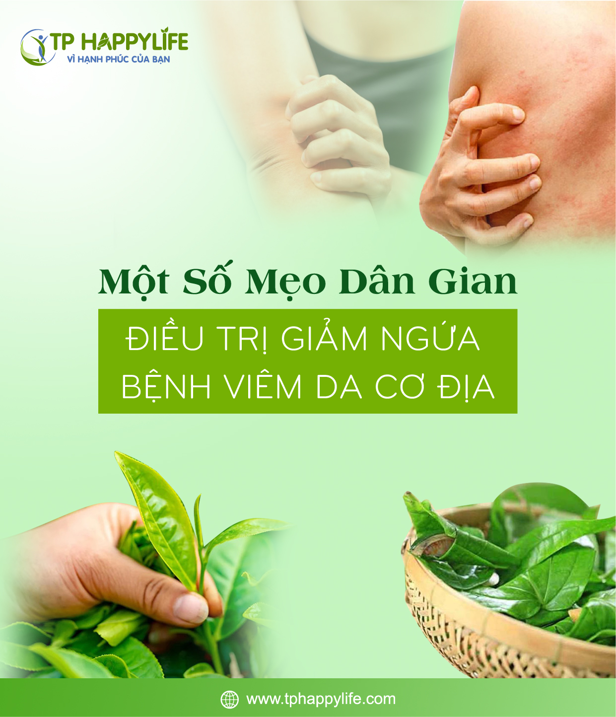 Điều trị giảm ngứa bệnh viêm da cơ địa theo một số mẹo dân gian