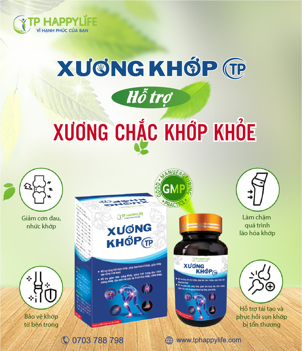 Xương chắc khớp khỏe