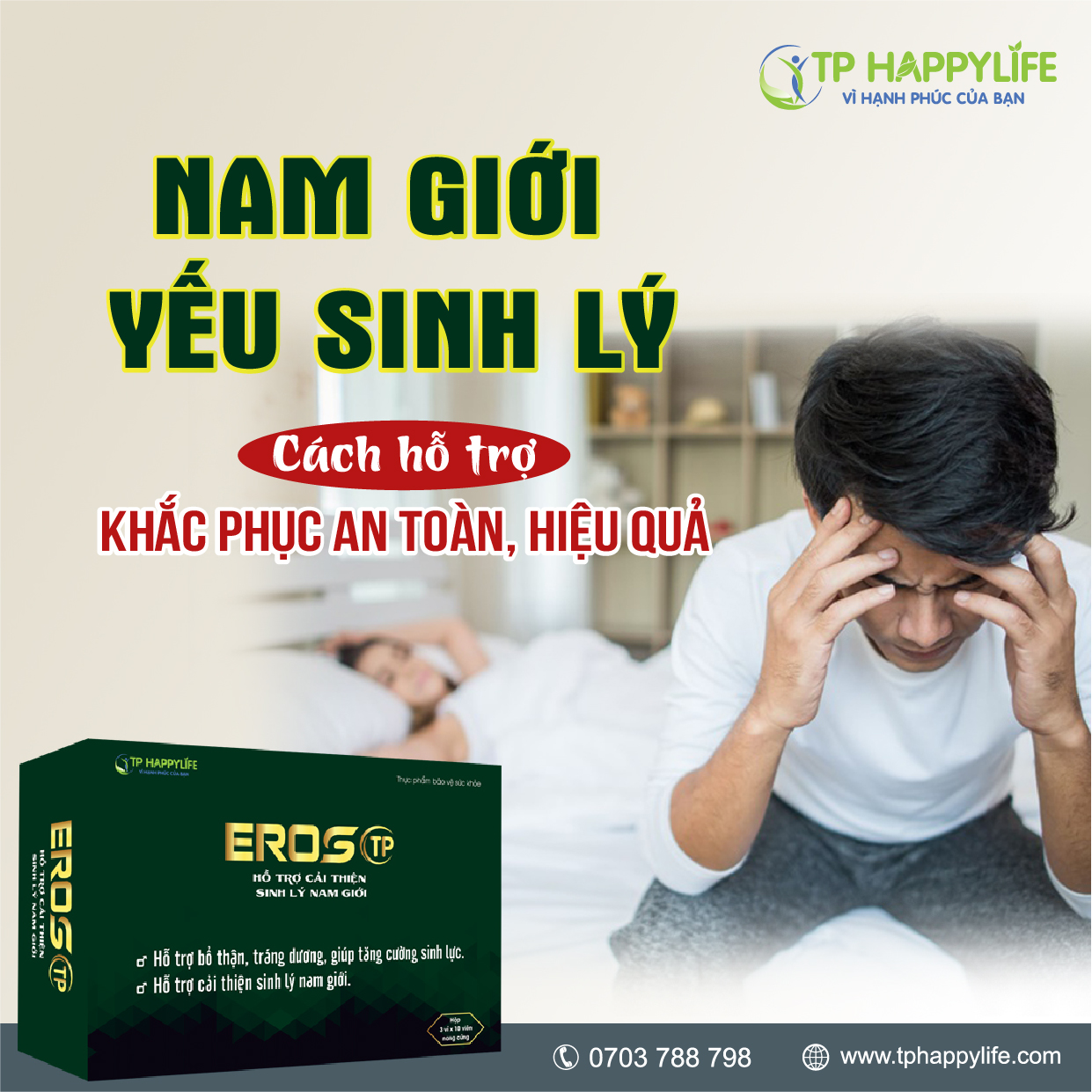 Yếu sinh lý – Khắc phục an toàn, hiệu quả