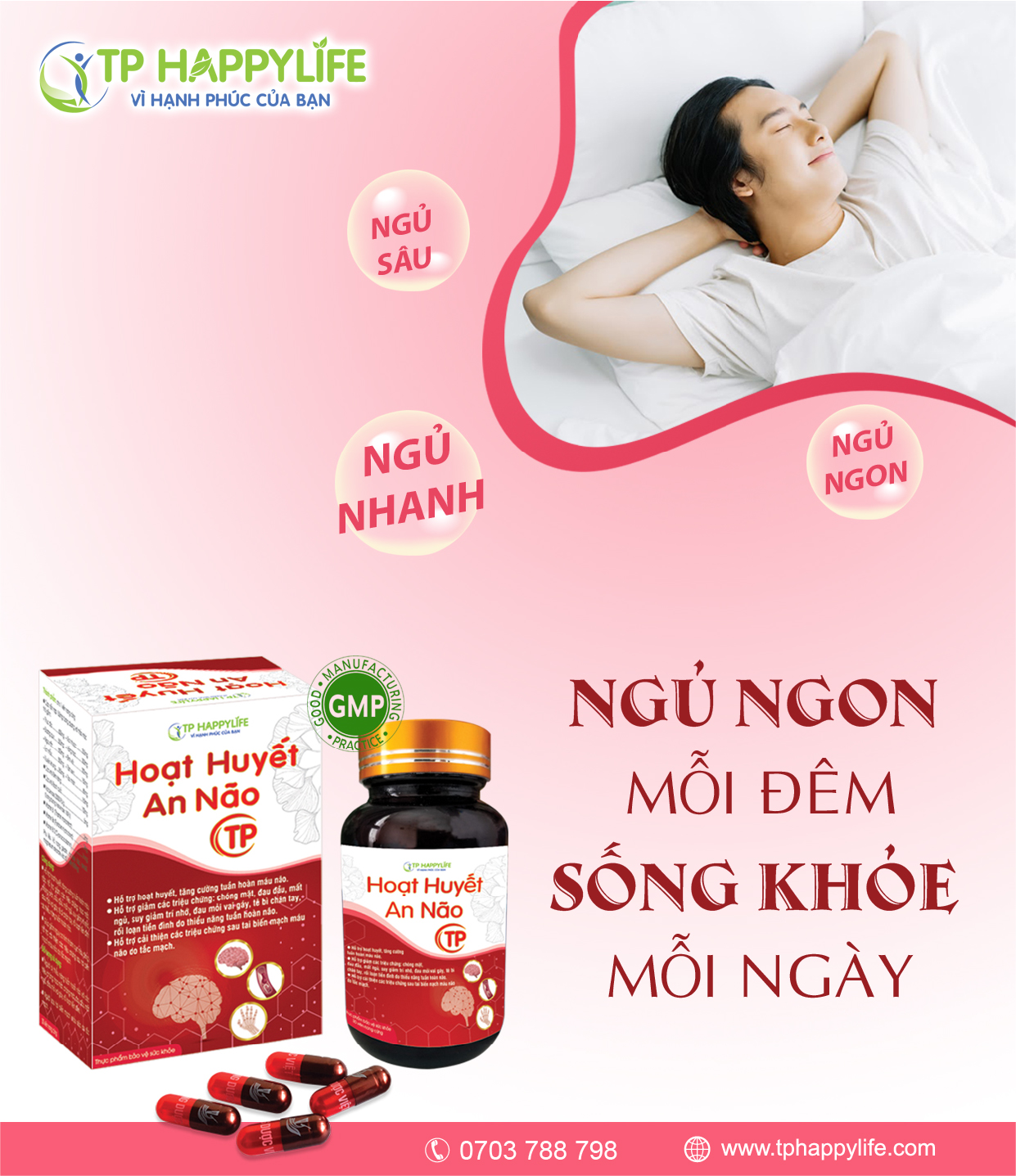 Ngủ ngon mỗi đêm, sống khỏe mỗi ngày