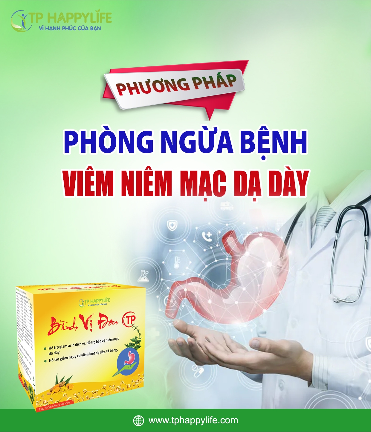 Phương pháp phòng ngừa bệnh viêm niêm mạc dạ dày