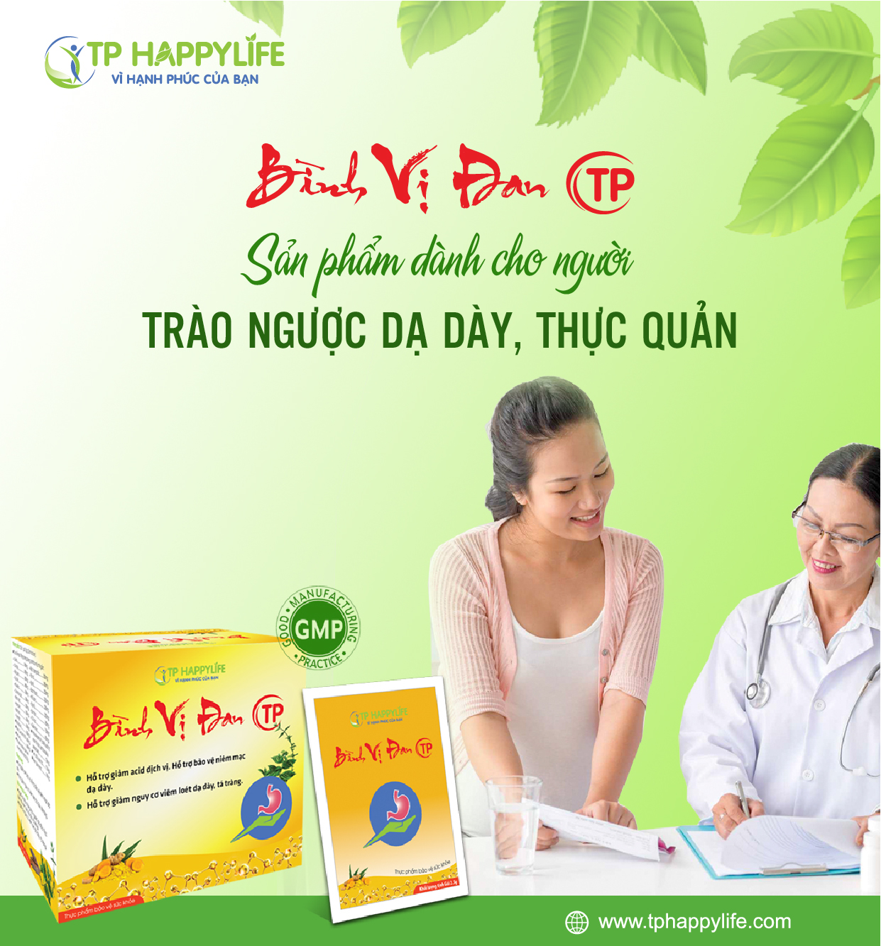 Sản phẩm dành cho người trào ngược dạ dày, thực quản