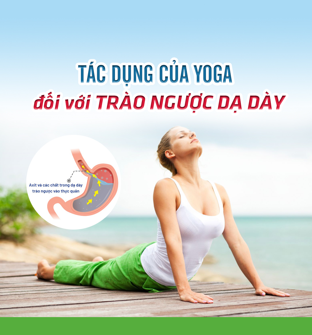 Tác dụng của yoga đối với trào ngược dạ dày