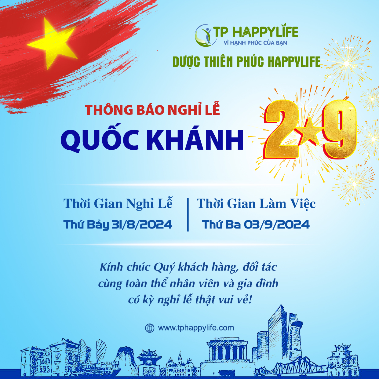  Chào mừng quốc khánh 2-9-2024