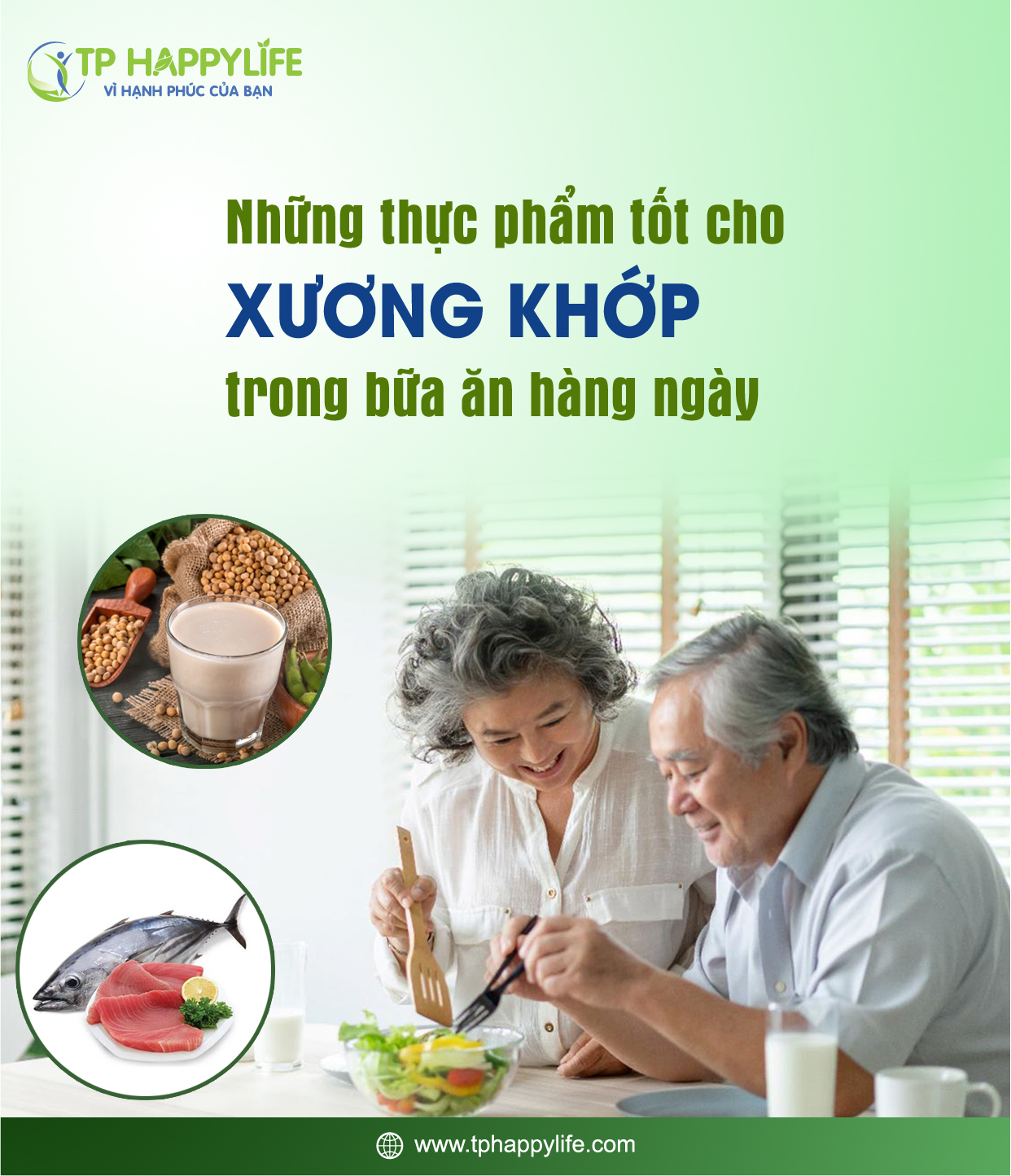 Những thực phẩm tốt cho xương khớp trong bữa ăn hàng ngày