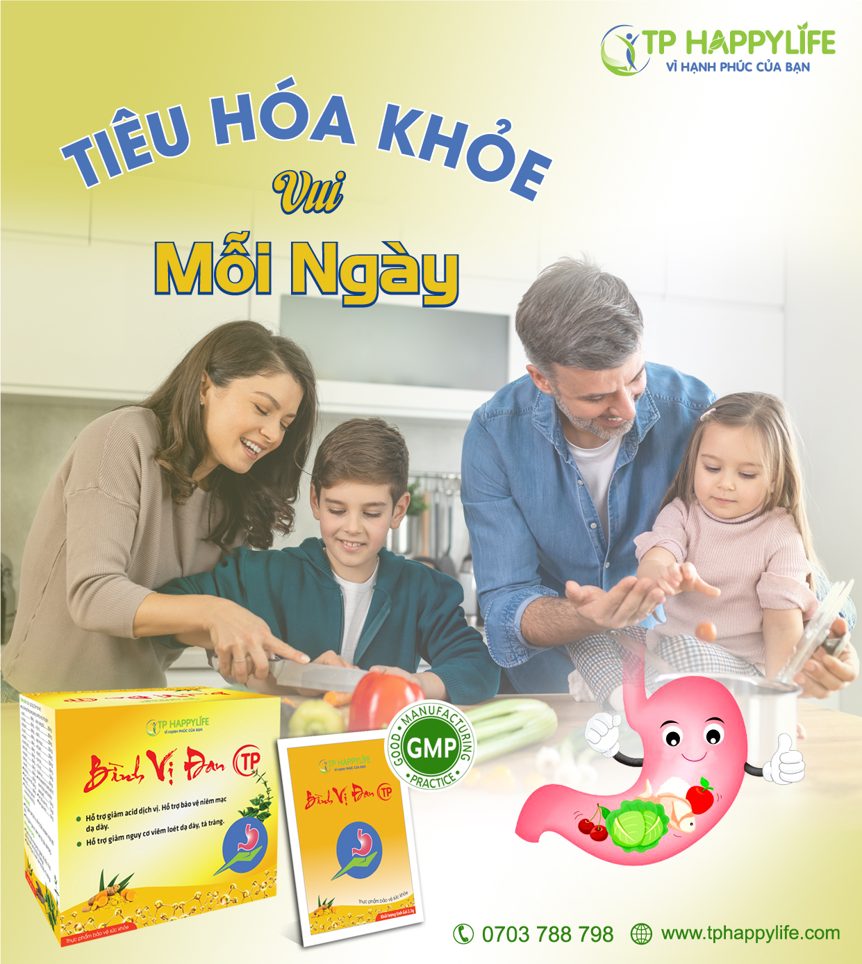 Tiêu hóa khỏe, vui mỗi ngày