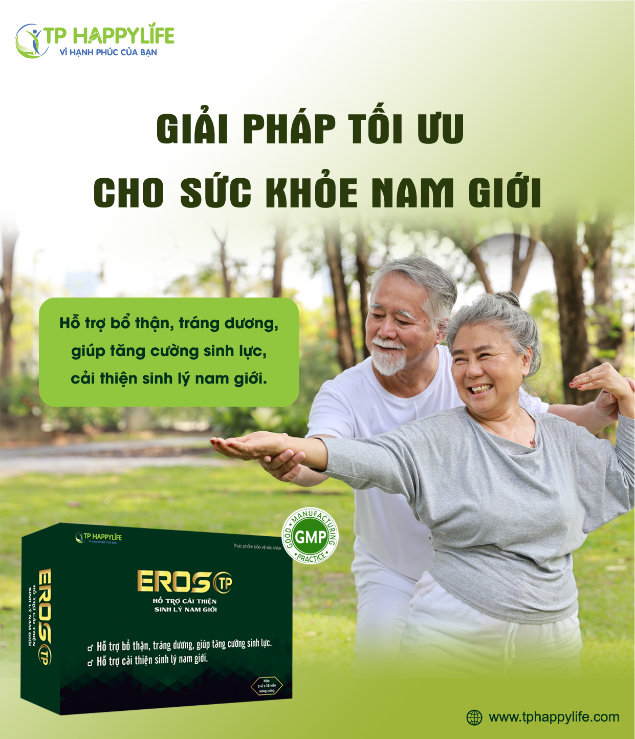 Giải pháp tối ưu cho sức khỏe Nam giới