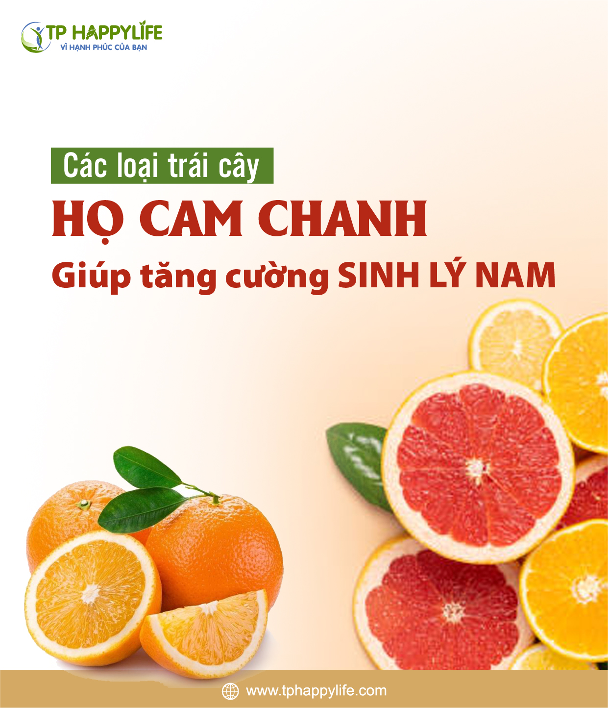 Các loại trái cây họ cam chanh giúp tăng cường sinh lý nam