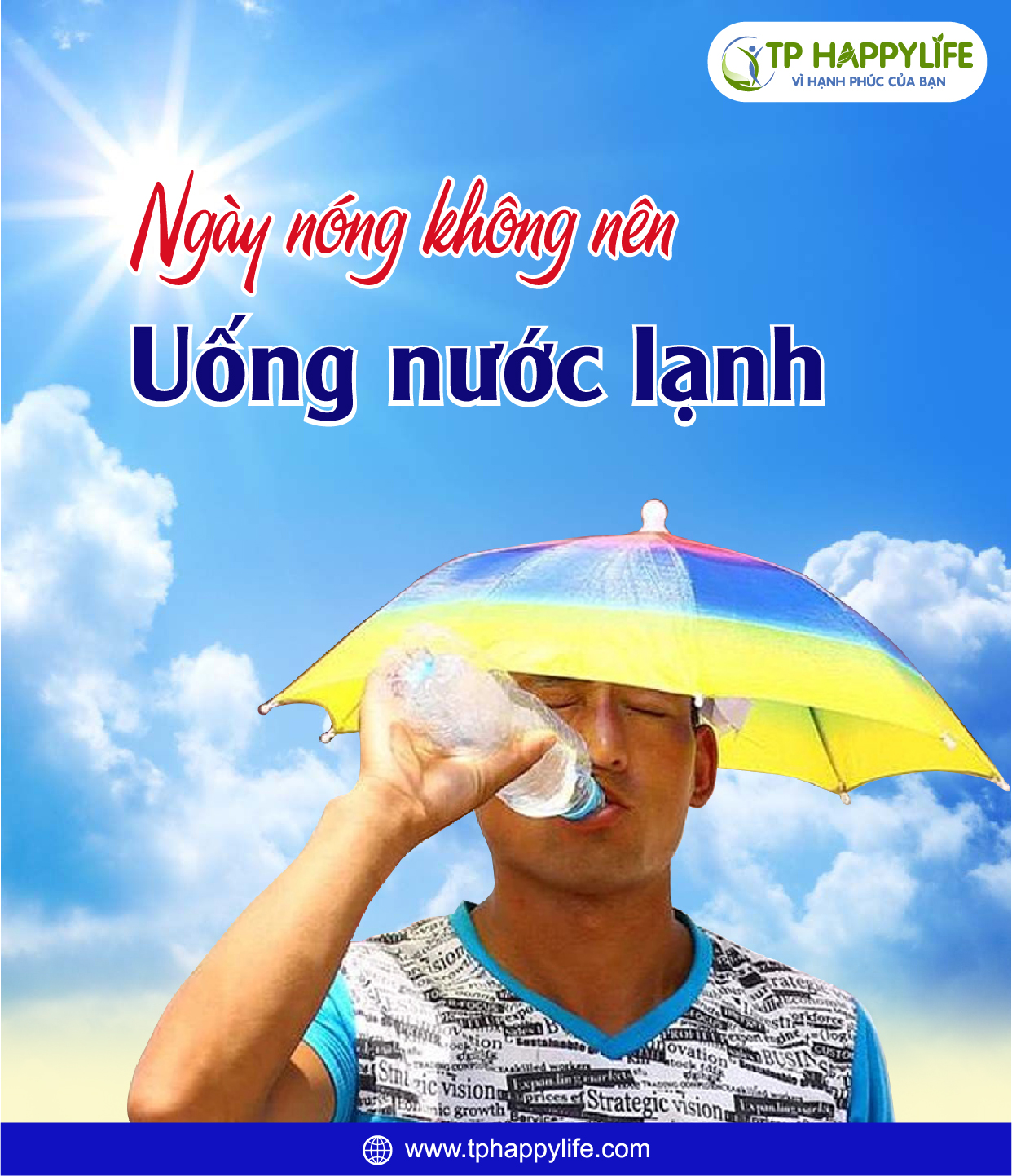 Ngày nóng không nên uống nước lạnh