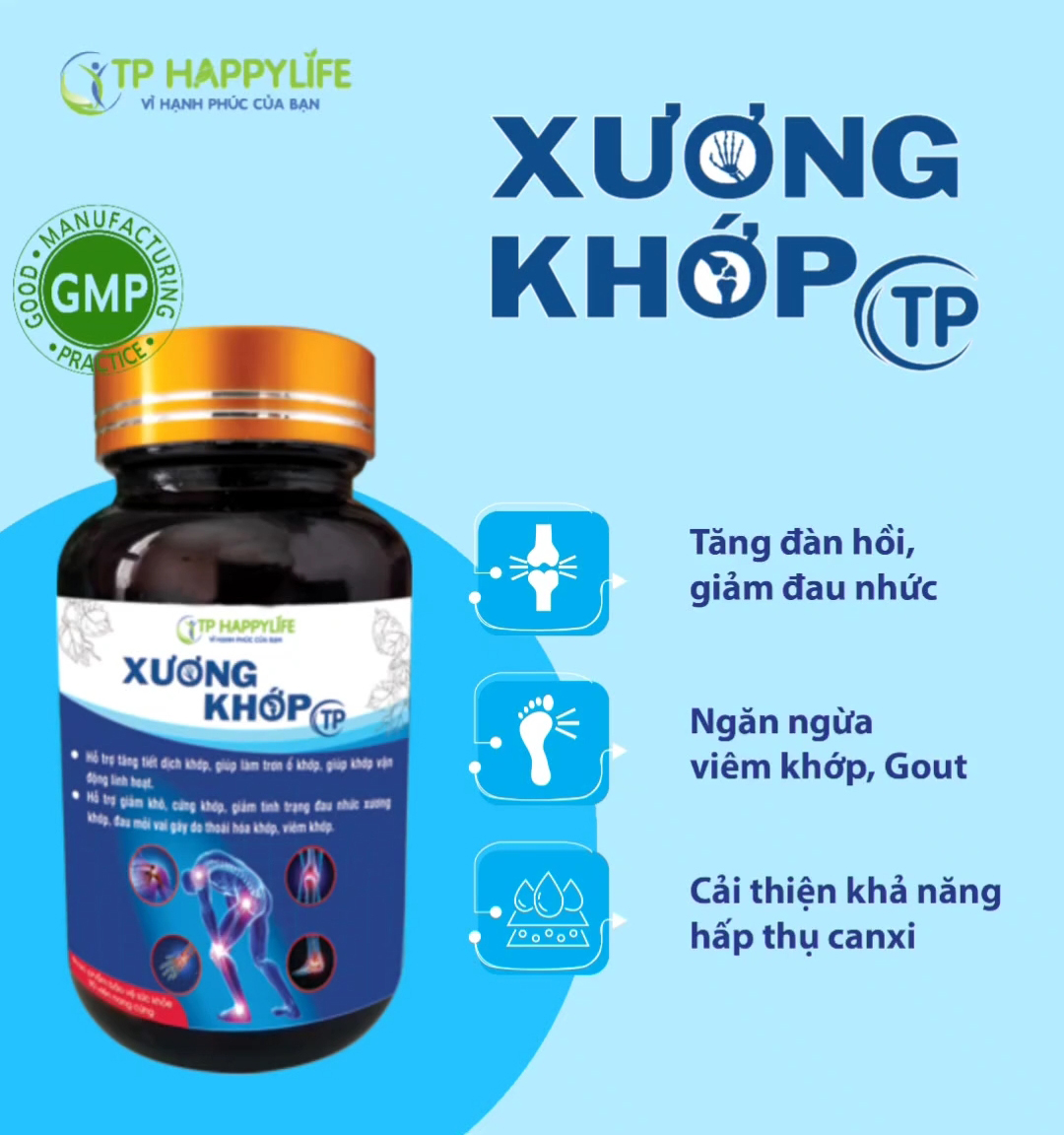  Xương Khớp TP duy trì hệ xương khớp chắc khỏe