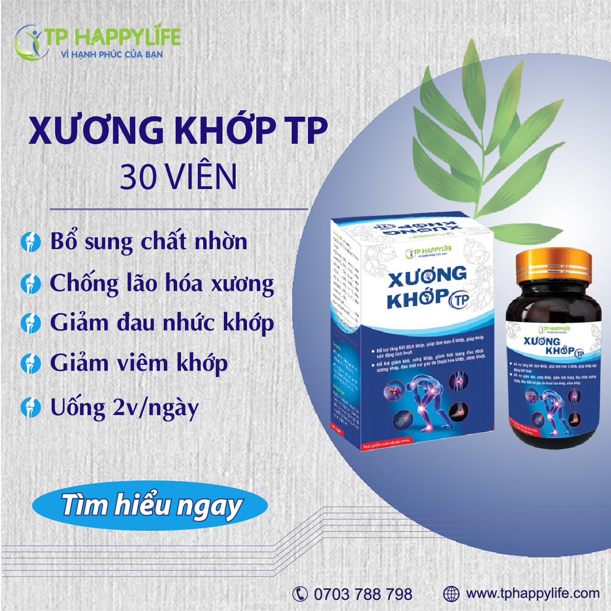 Xương Khớp TP là viên uống bổ khớp cao cấp