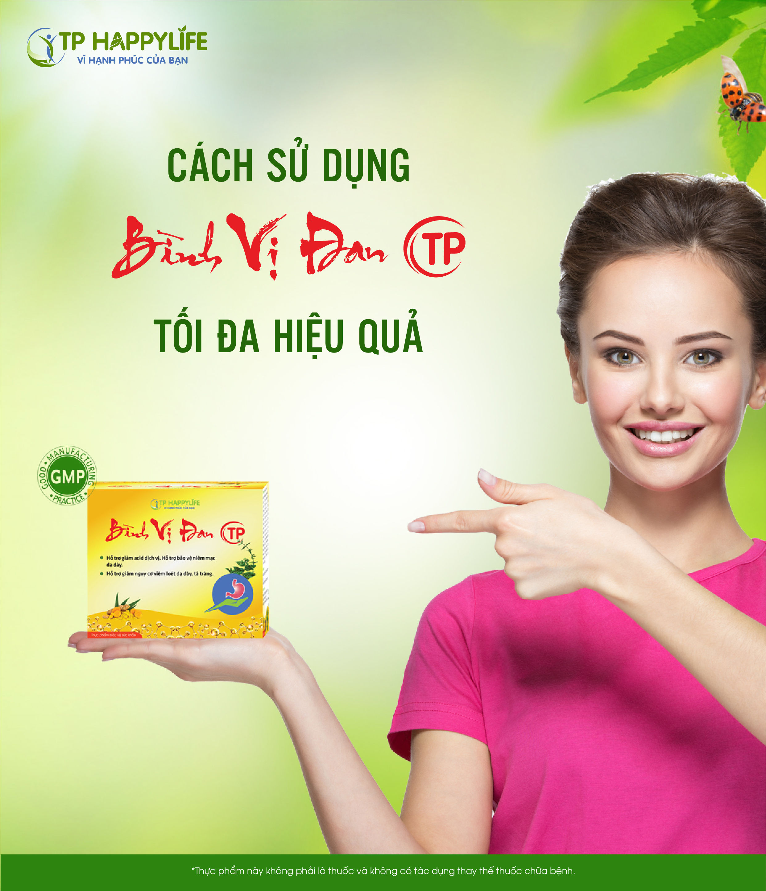 Bình Vị Đan TP – Giải pháp hỗ trợ an toàn, tiện lợi cho người trào ngược, đau dạ dày, đầy hơi khó tiêu.