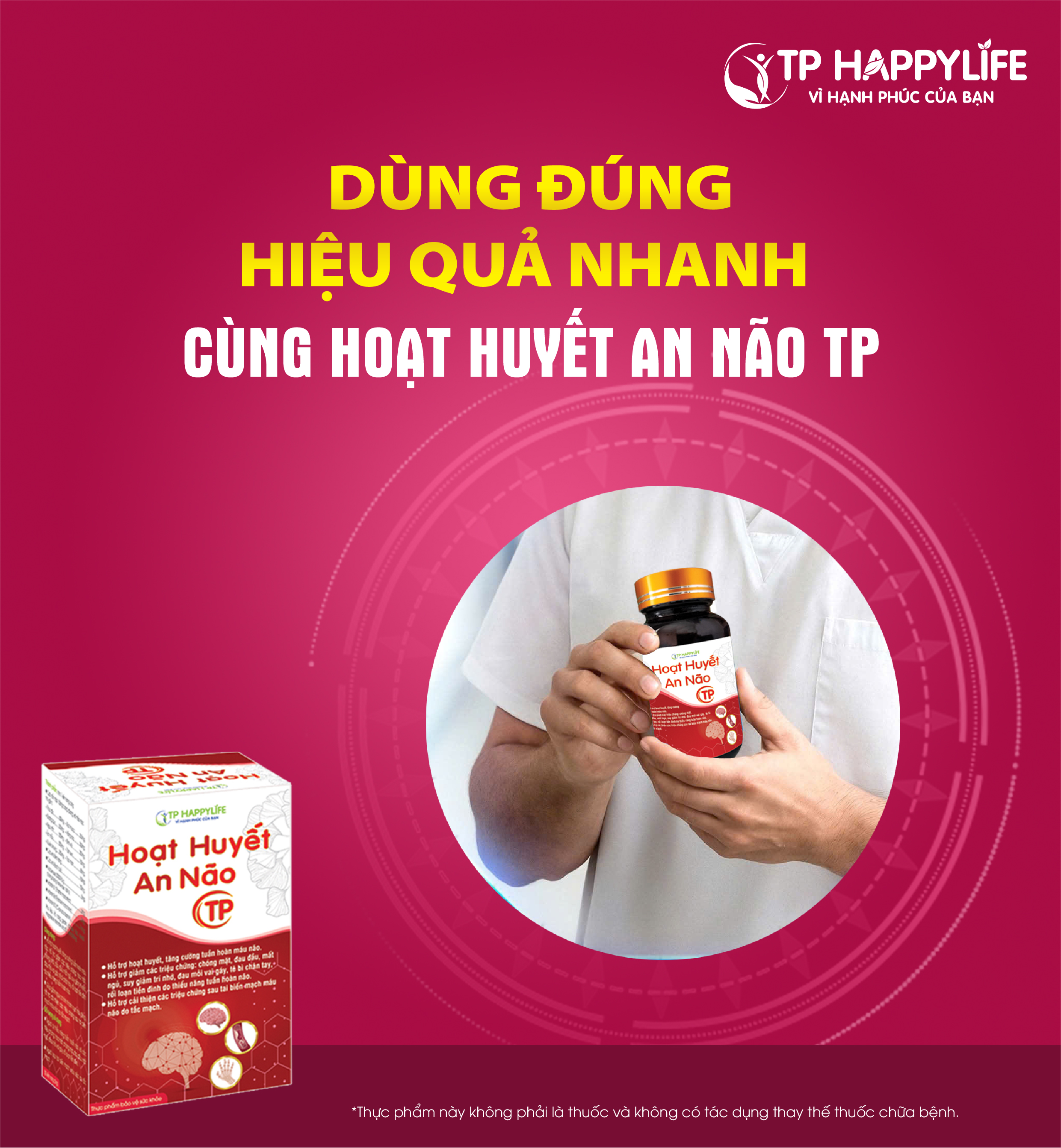 HƯỚNG DẪN SỬ DỤNG HOẠT HUYẾT AN NÃO