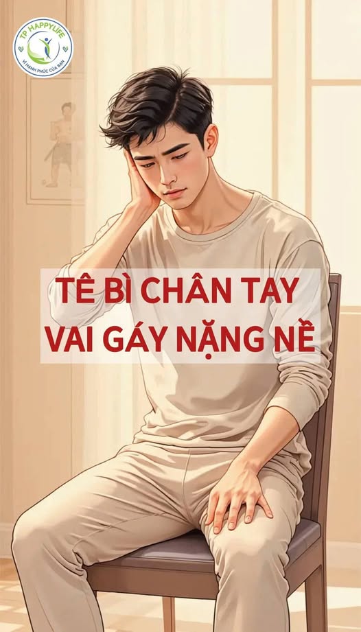TÊ BÌ CHÂN TAY – VAI GÁY NẶNG NỀ: CƠ THỂ ĐANG BÁO ĐỘNG! 