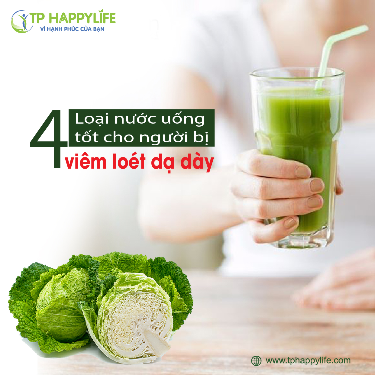 4 loại nước uống tốt cho người bị viêm loét dạ dày.