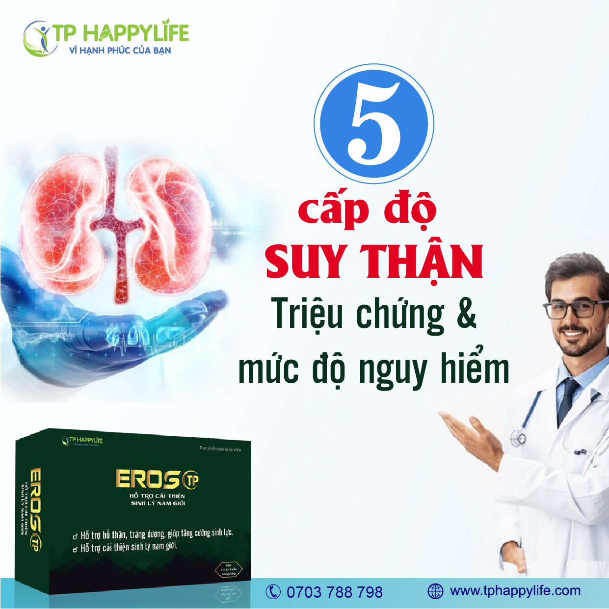 5 cấp độ suy thận – Triệu chứng & mức độ nguy hiểm