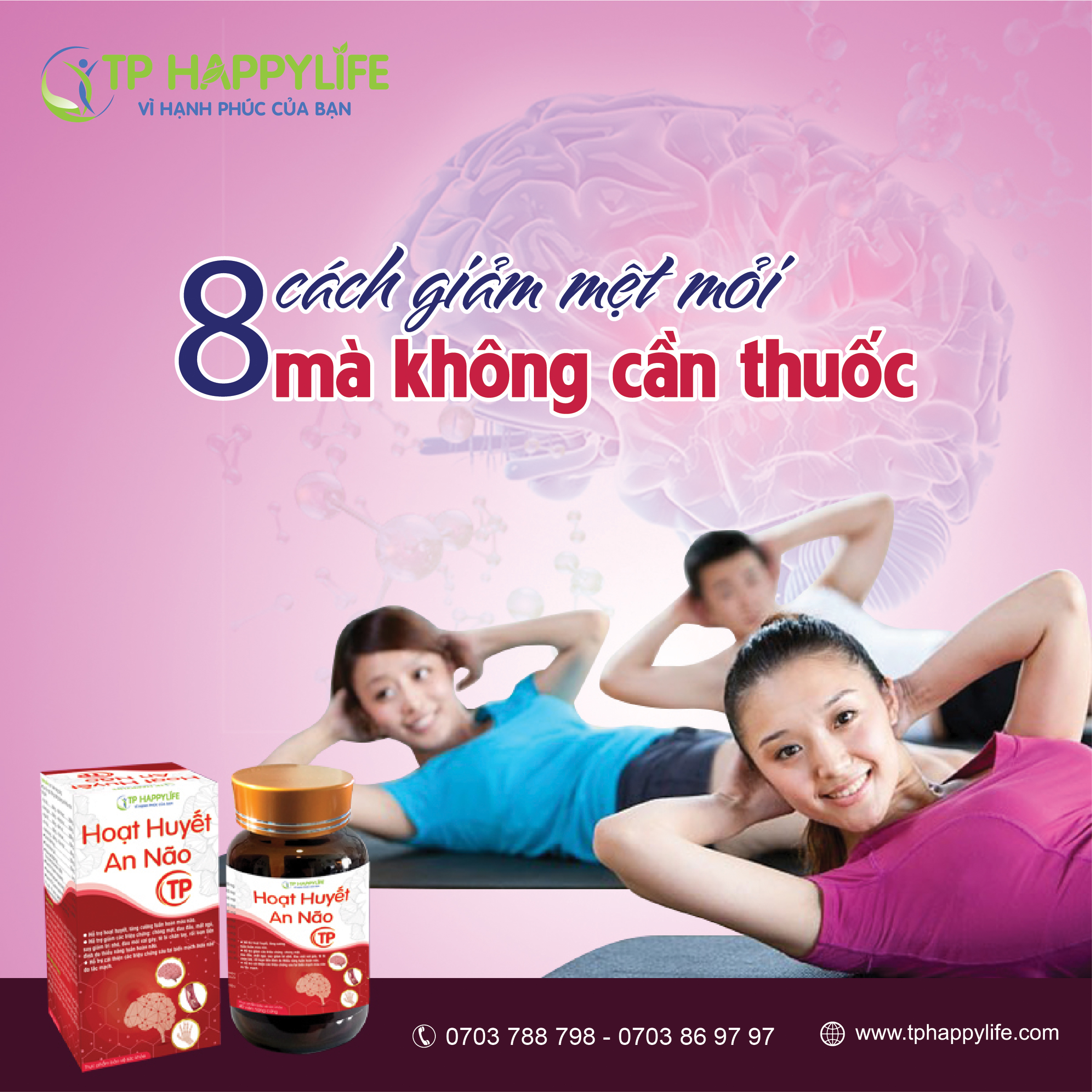 8 cách giảm mệt mỏi mà không cần dùng thuốc.