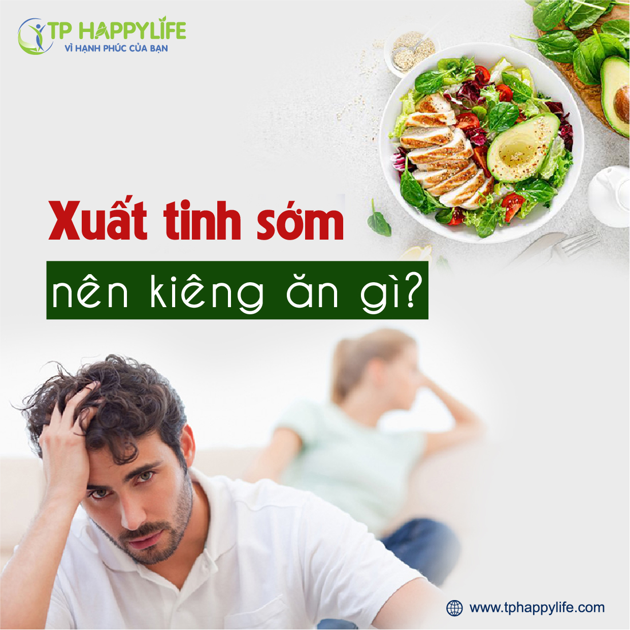 Xuất tinh sớm nên kiêng ăn gì?