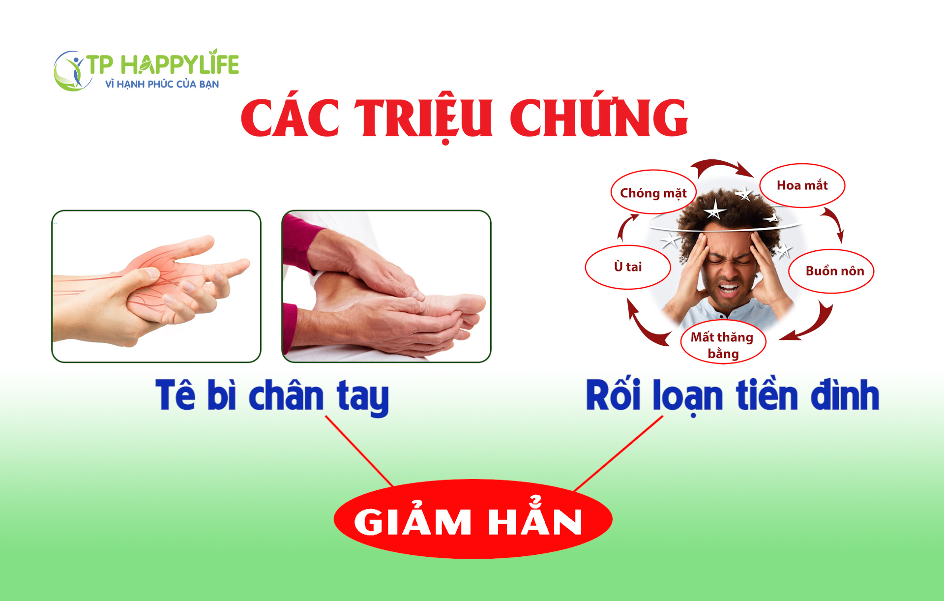 Giảm hẳn tê bì chân tay chỉ sau 2 – 3 tuần sử dụng