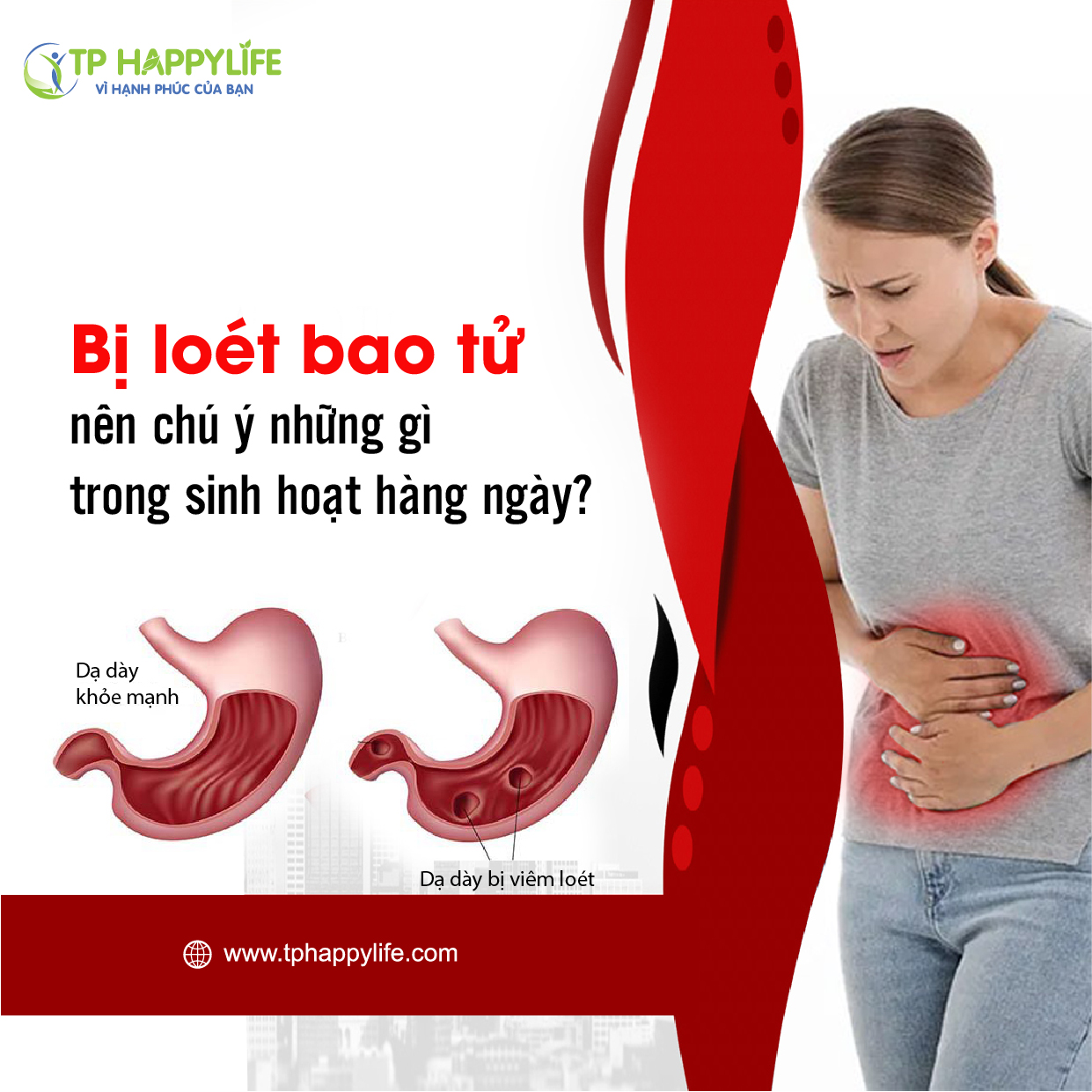 Bị loét bao tử nên chú ý những gì trong sinh hoạt hàng ngày?