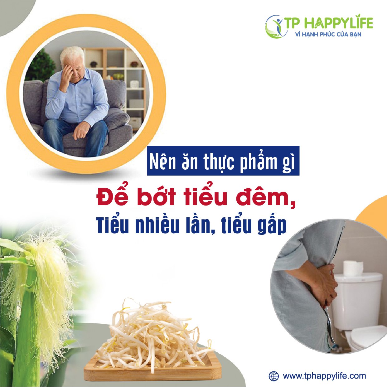 Nên ăn thực phẩm gì để bớt tiểu đêm, tiểu nhiều lần, tiểu gấp.