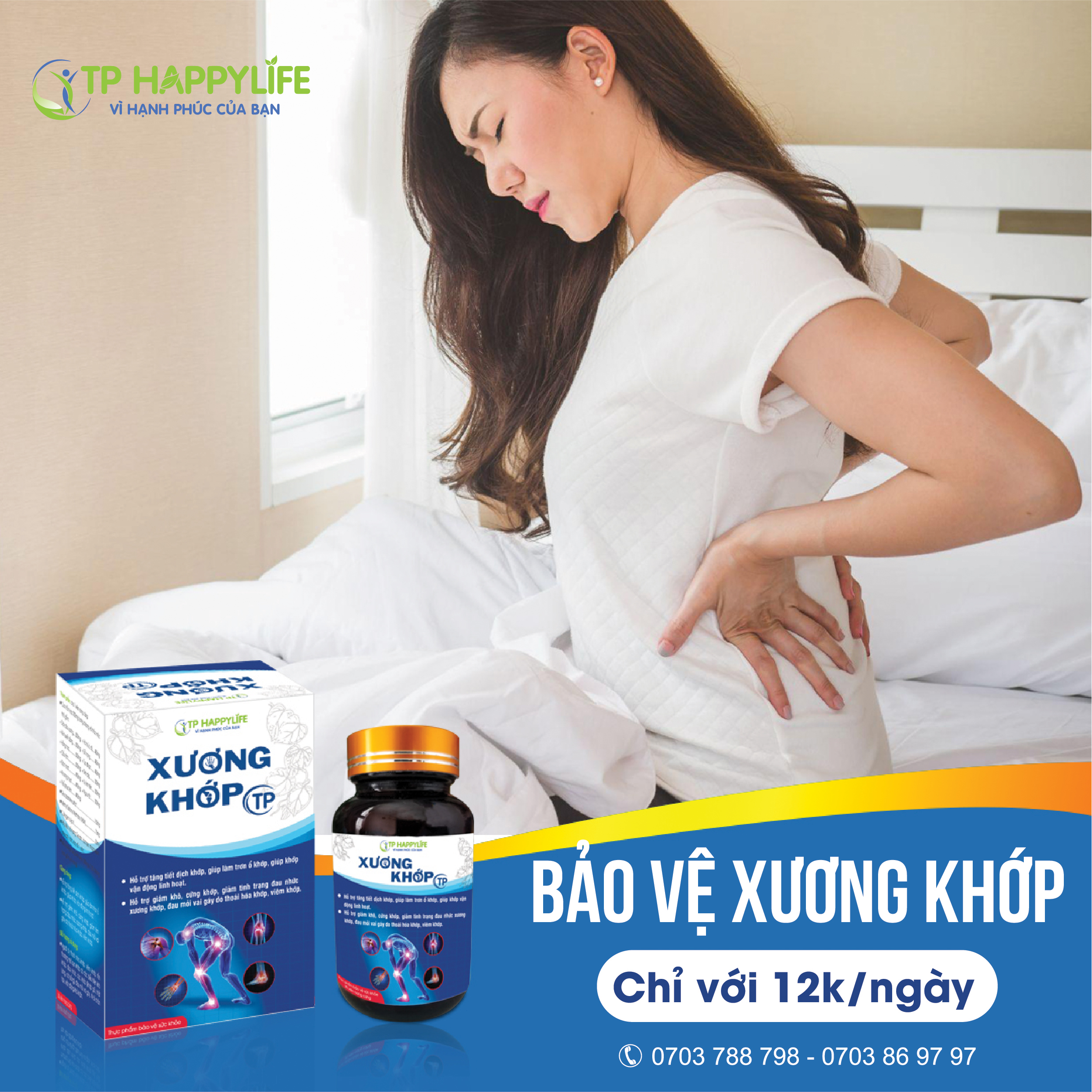 Xương khớp TP – Giúp khớp hoạt động “trơn tru”