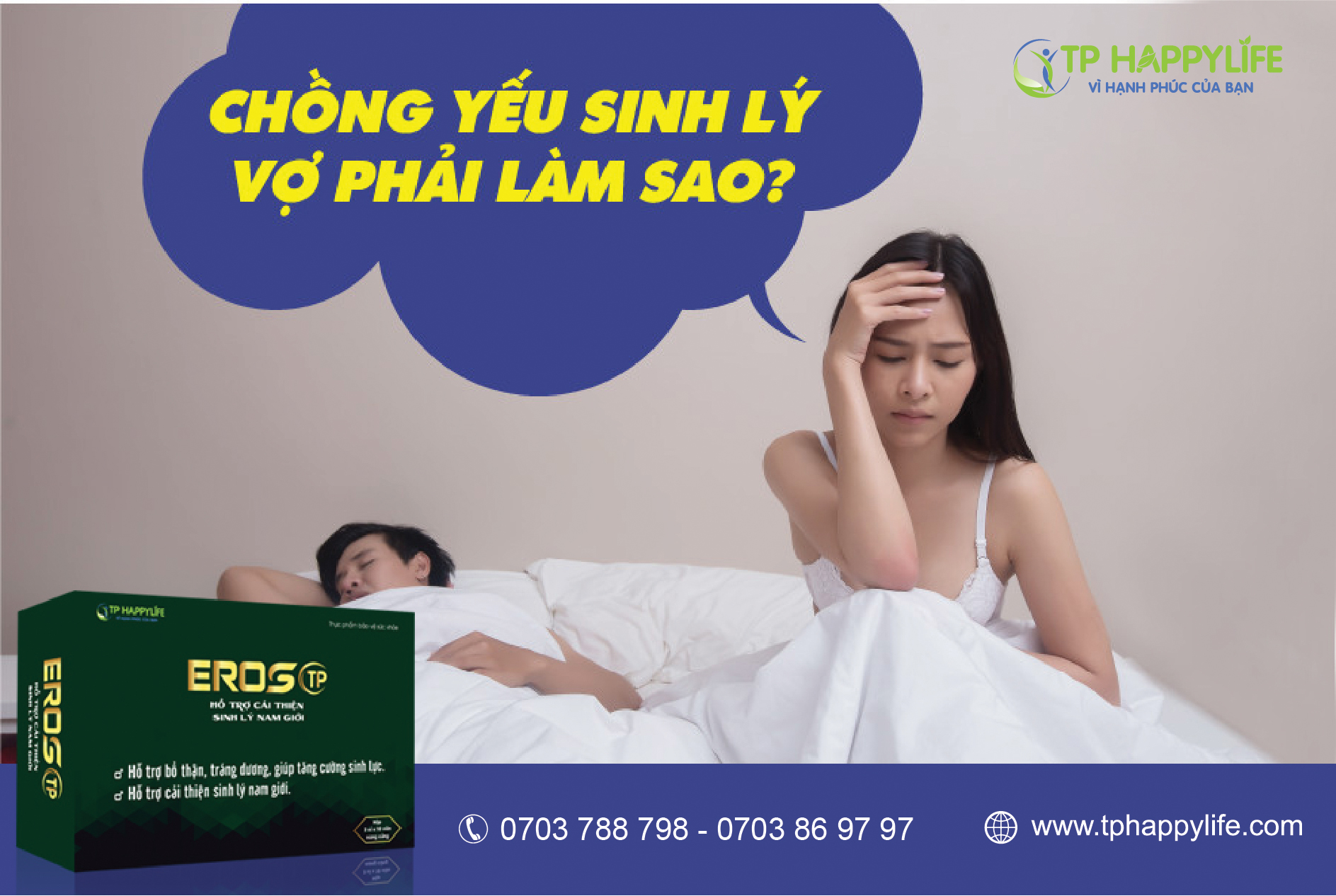 Chồng yếu sinh lý vợ nên làm gì?