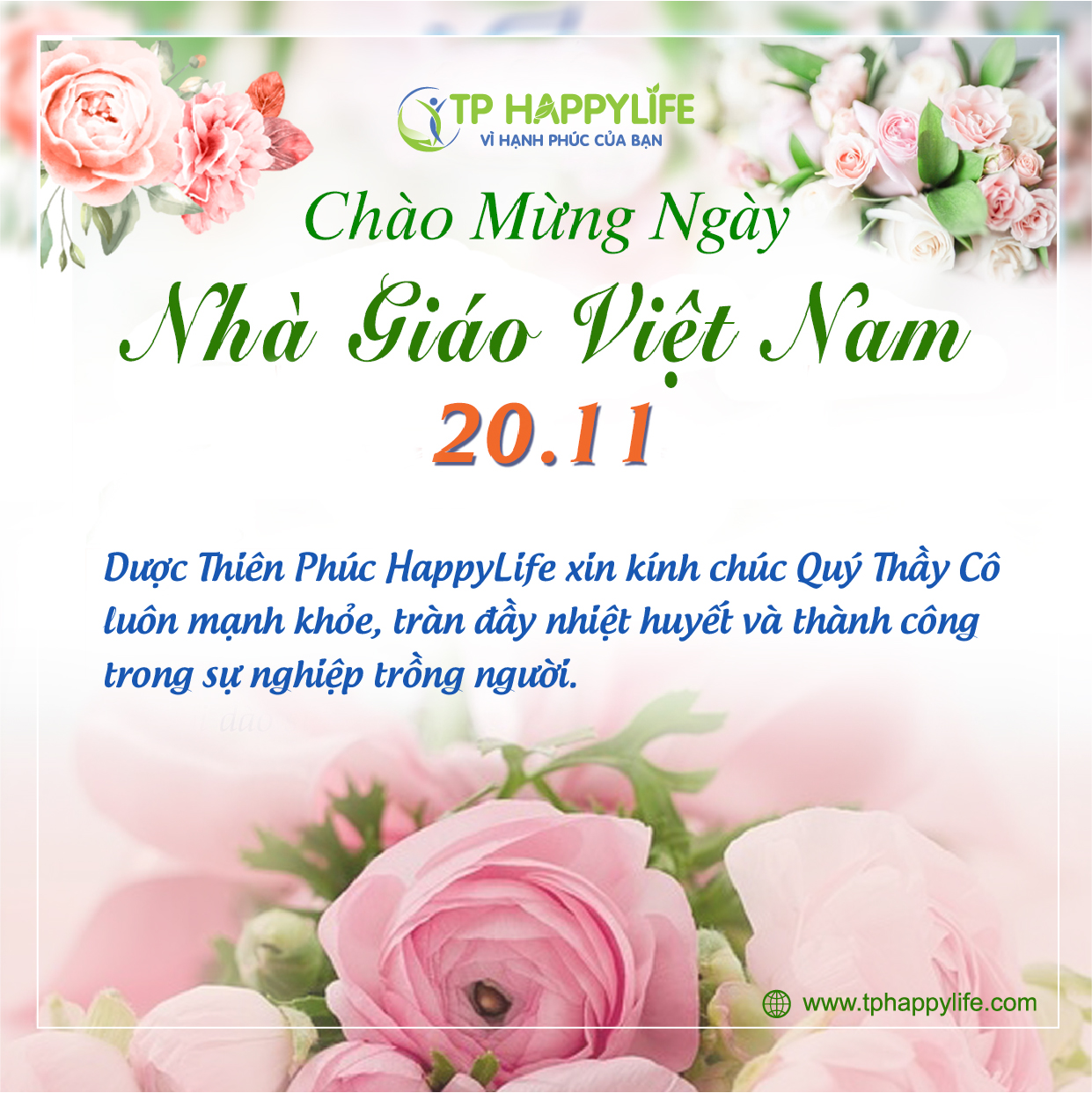 Chúc mừng ngày nhà giáo Việt Nam 20/11