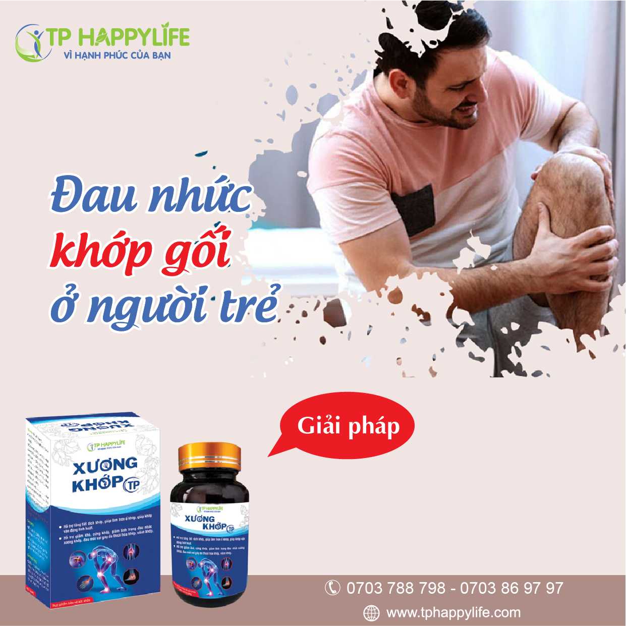 Tuổi chưa già nhưng khớp đã già.