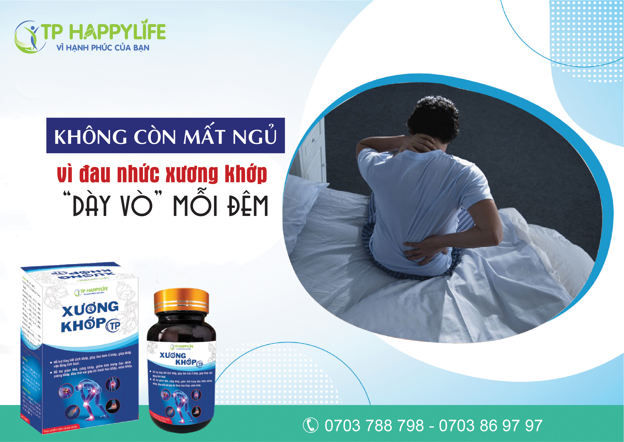 Đau nhức xương khớp về đêm