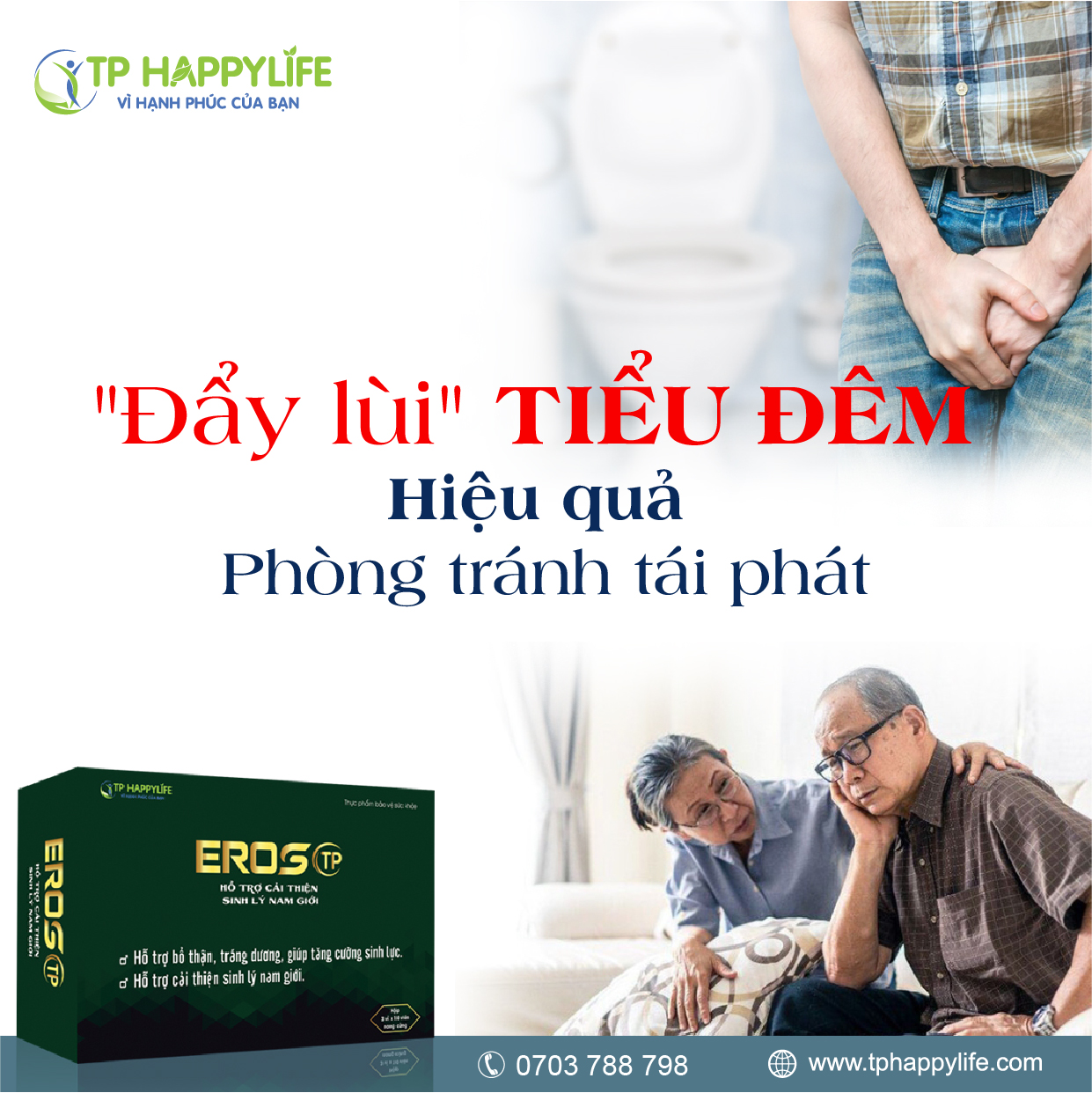  “Đẩy lùi” tiểu đêm hiệu quả, phòng tránh tái phát