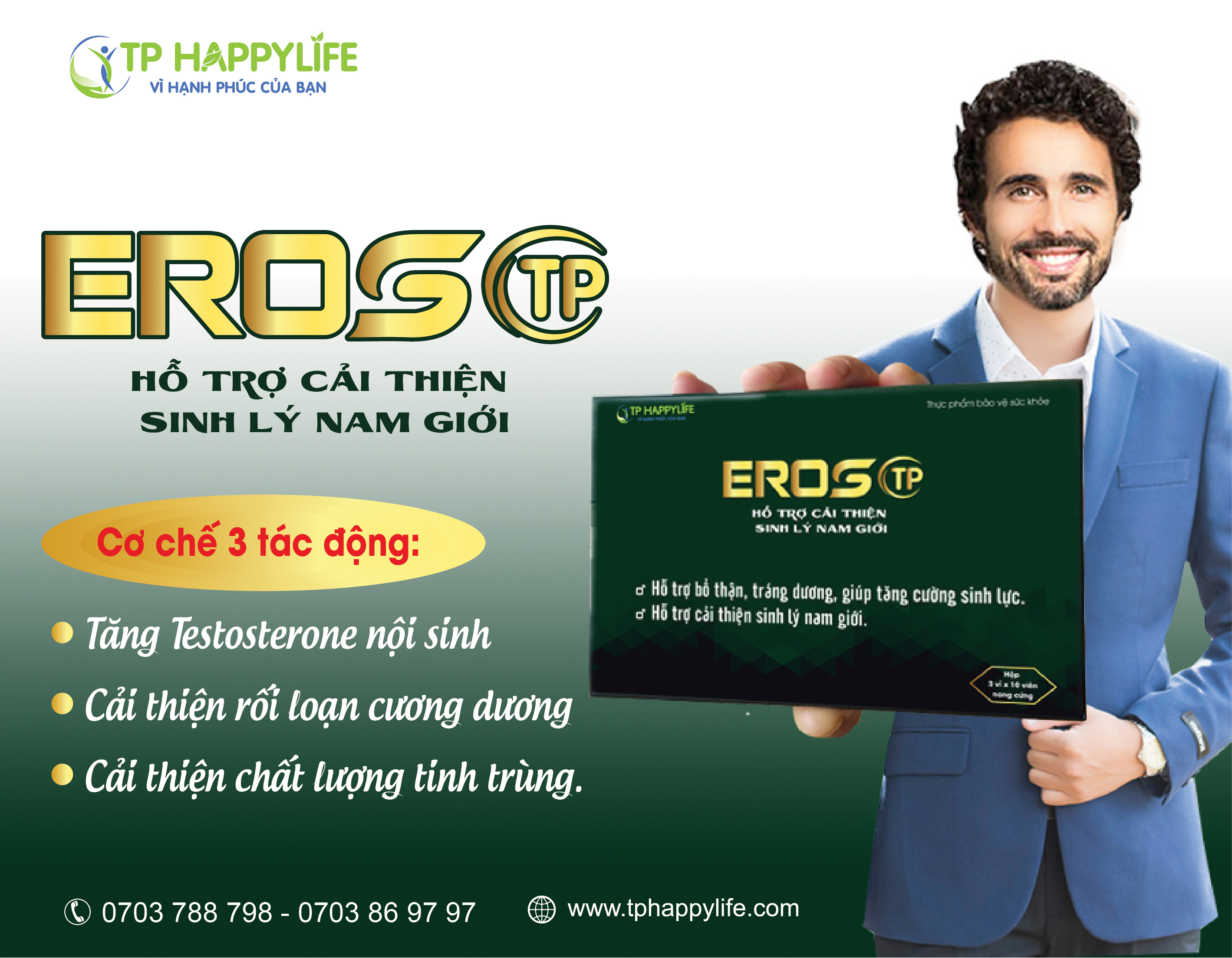 Eros Tp – Giúp Phái Mạnh Phục Hồi Lửa Yêu, Tìm Lại Phong Độ