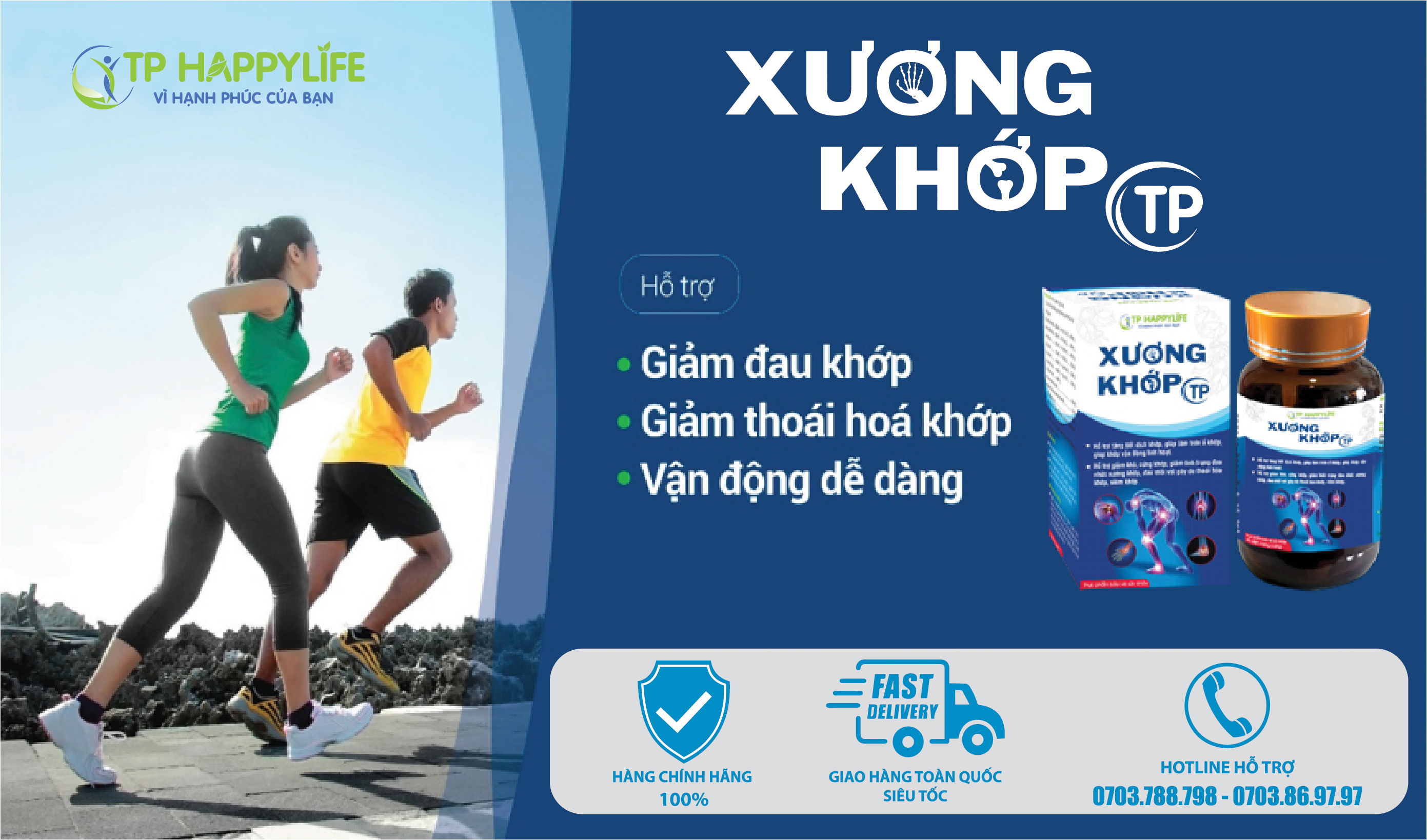 Xương Khớp TP phù hợp cho các đối tượng 