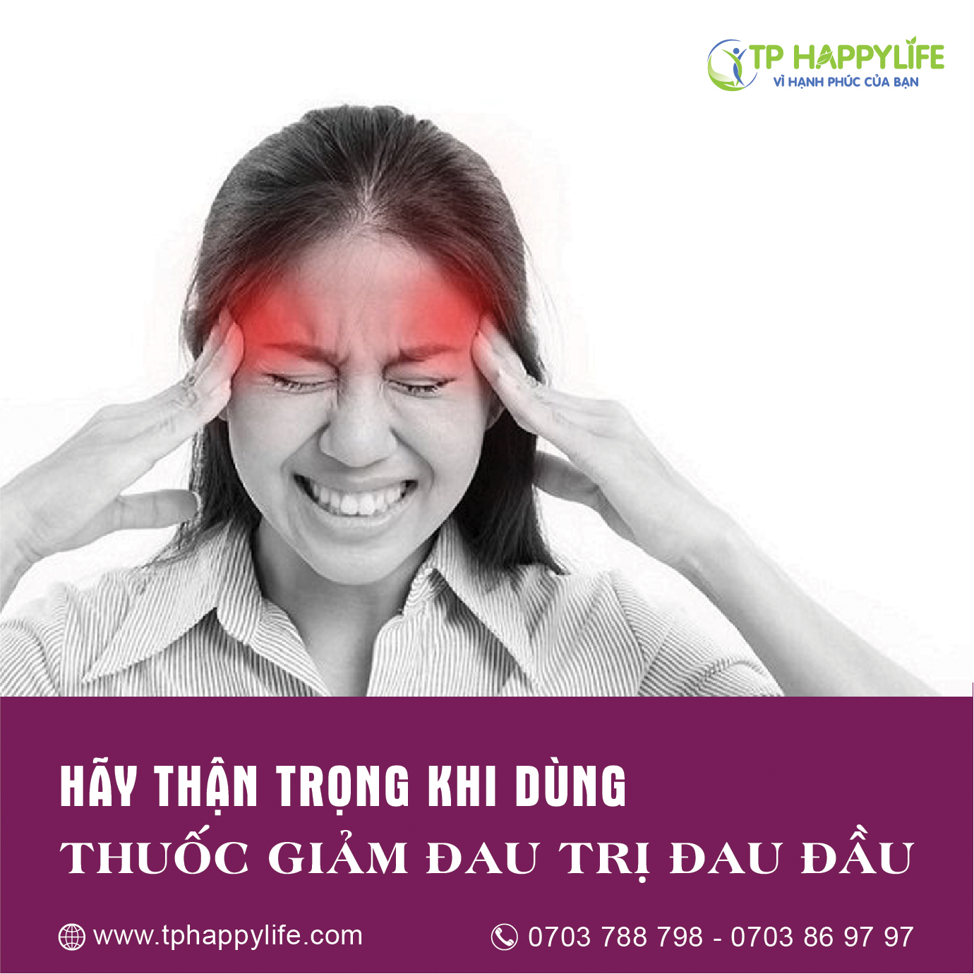 Hãy thận trọng khi dùng thuốc giảm đau trị đau đầu.