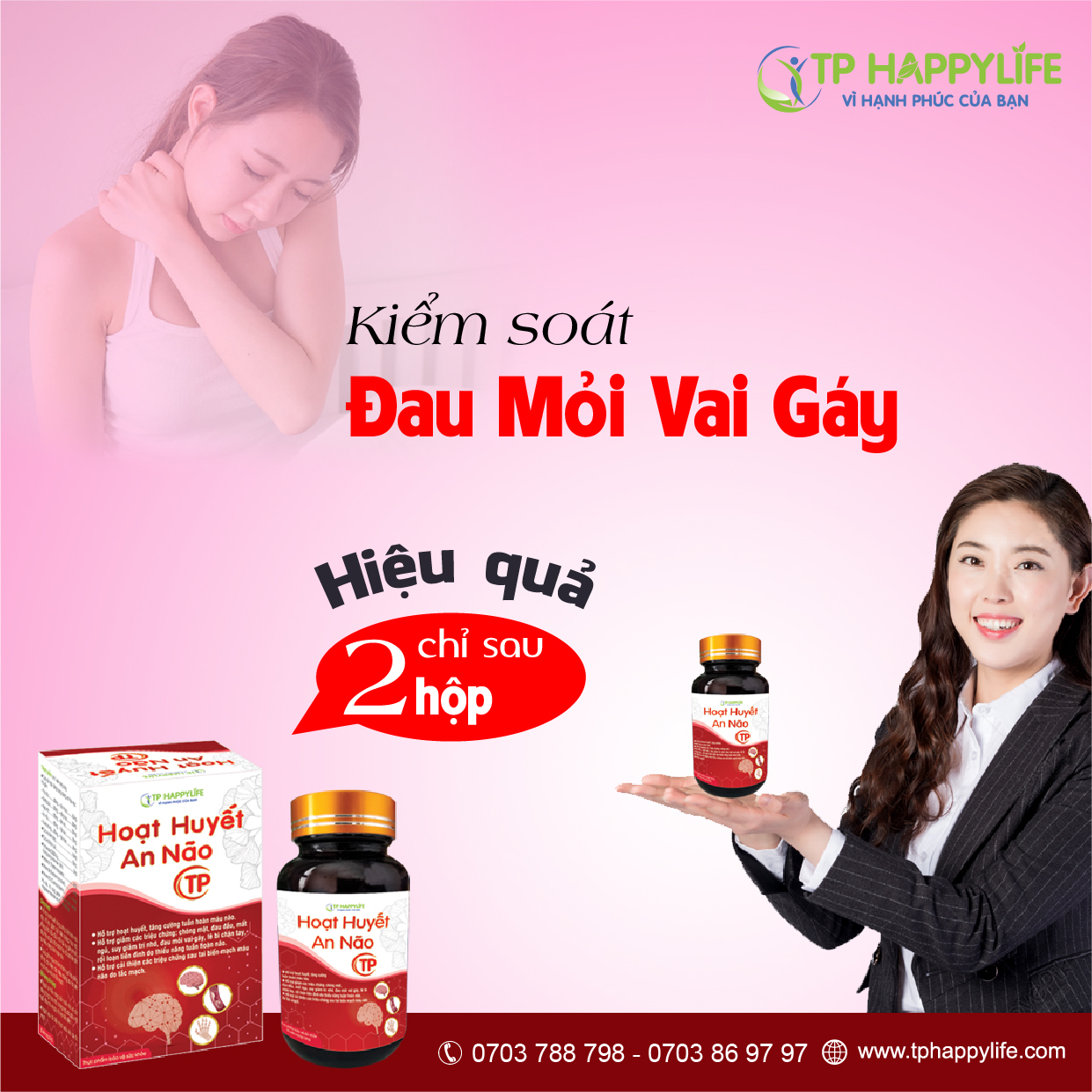 Đau mỏi vai gáy – giảm ngay sau 2 hộp