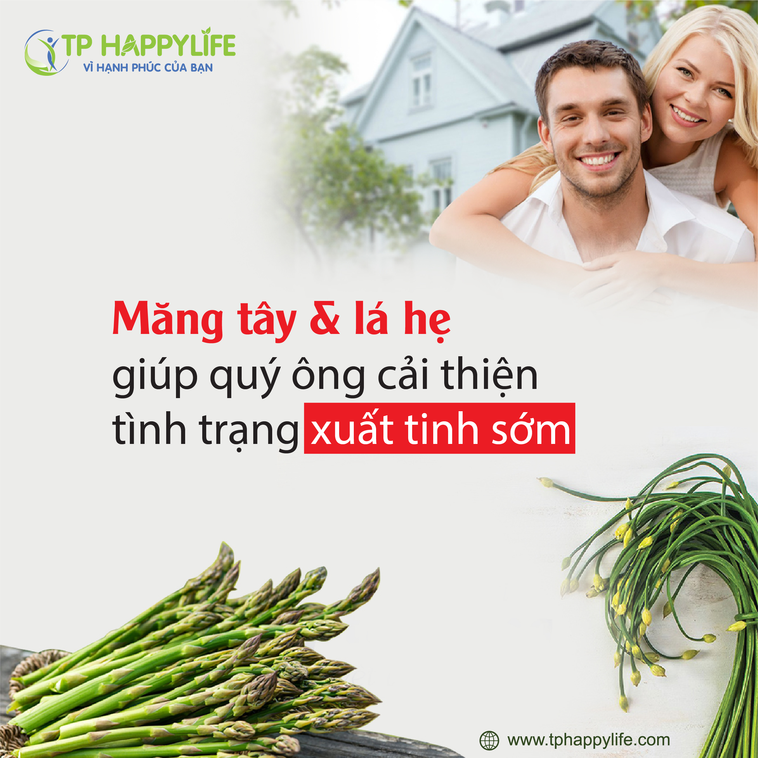 Măng Tây và Lá Hẹ giúp quý ông cải thiện tình trạng xuất tinh sớm