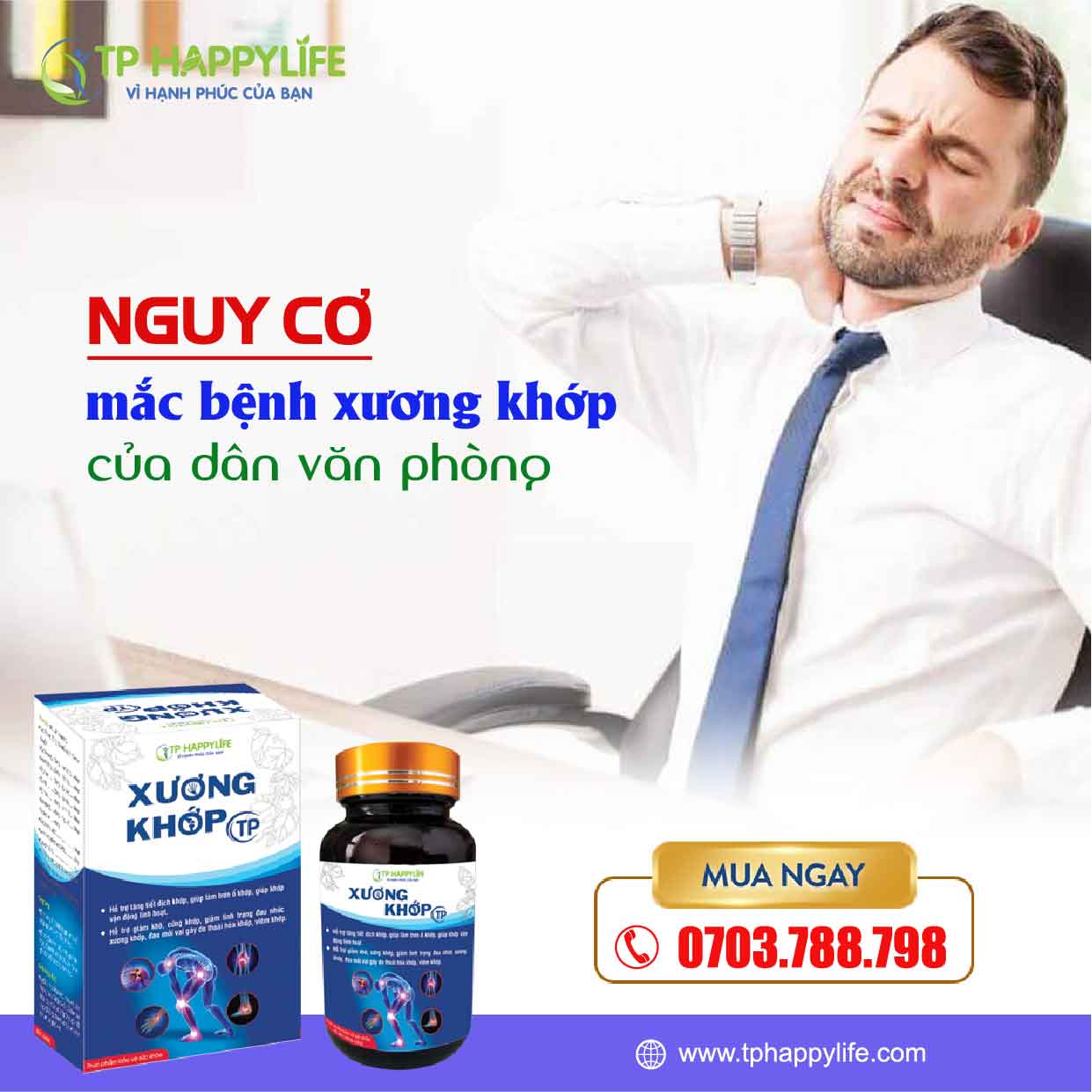 NGUY CƠ MẮC BỆNH XƯƠNG KHỚP CỦA DÂN VĂN PHÒNG