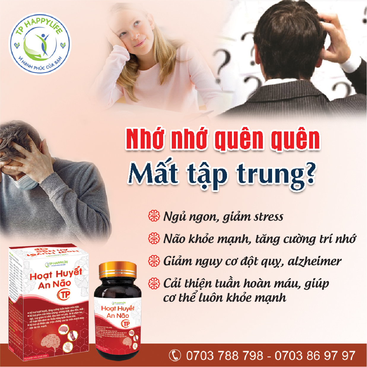 Giải pháp hiệu quả cho chứng: Nhớ nhớ quên quên, mất tập trung