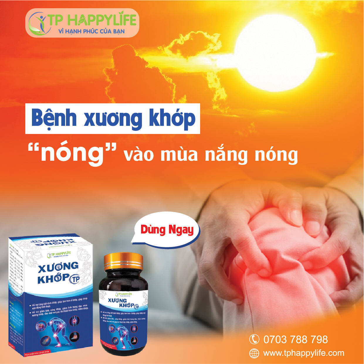 Bệnh xương khớp “nóng” cùng mùa nắng nóng