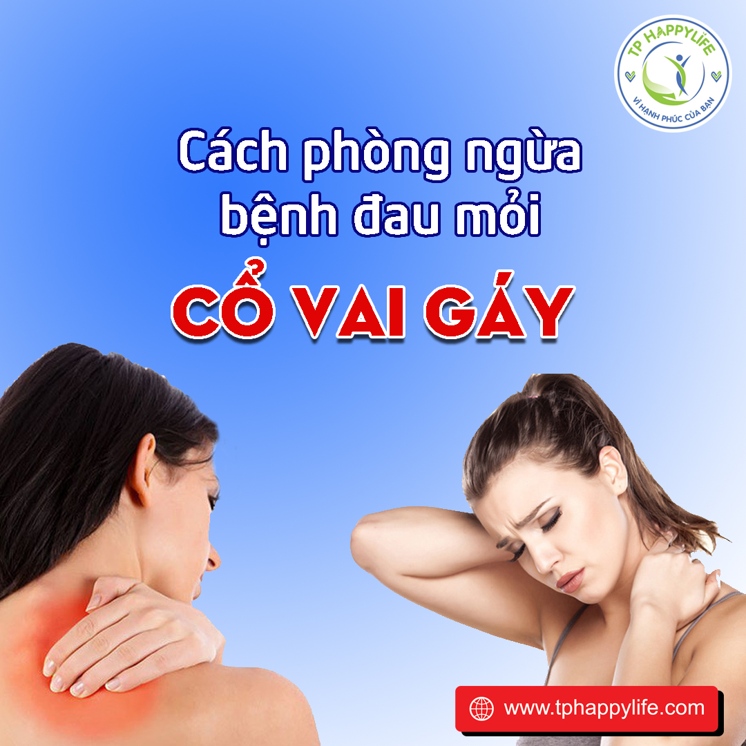 Cách phòng ngừa bệnh đau mỏi cổ vai gáy