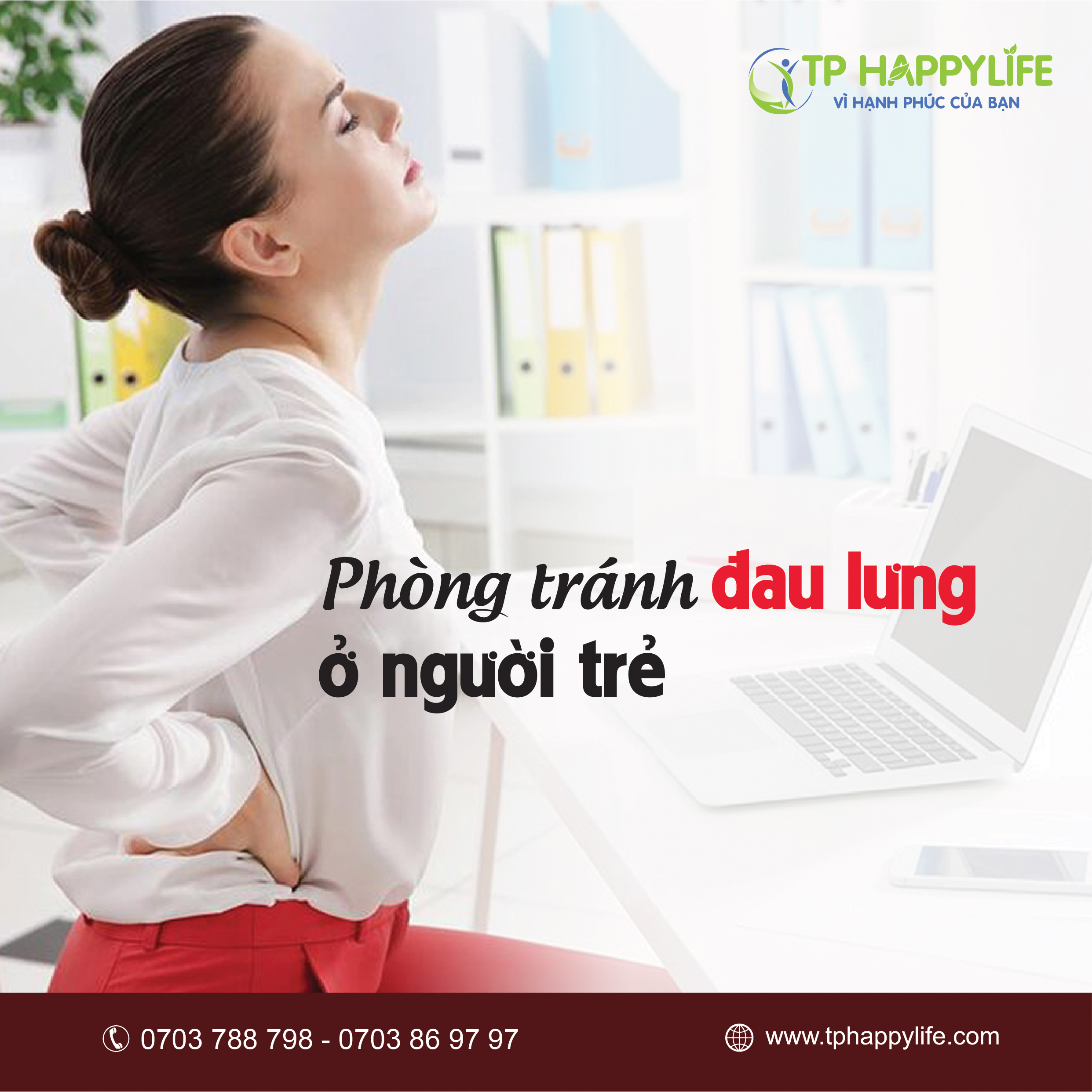 Cách phòng tránh đau lưng ở người trẻ