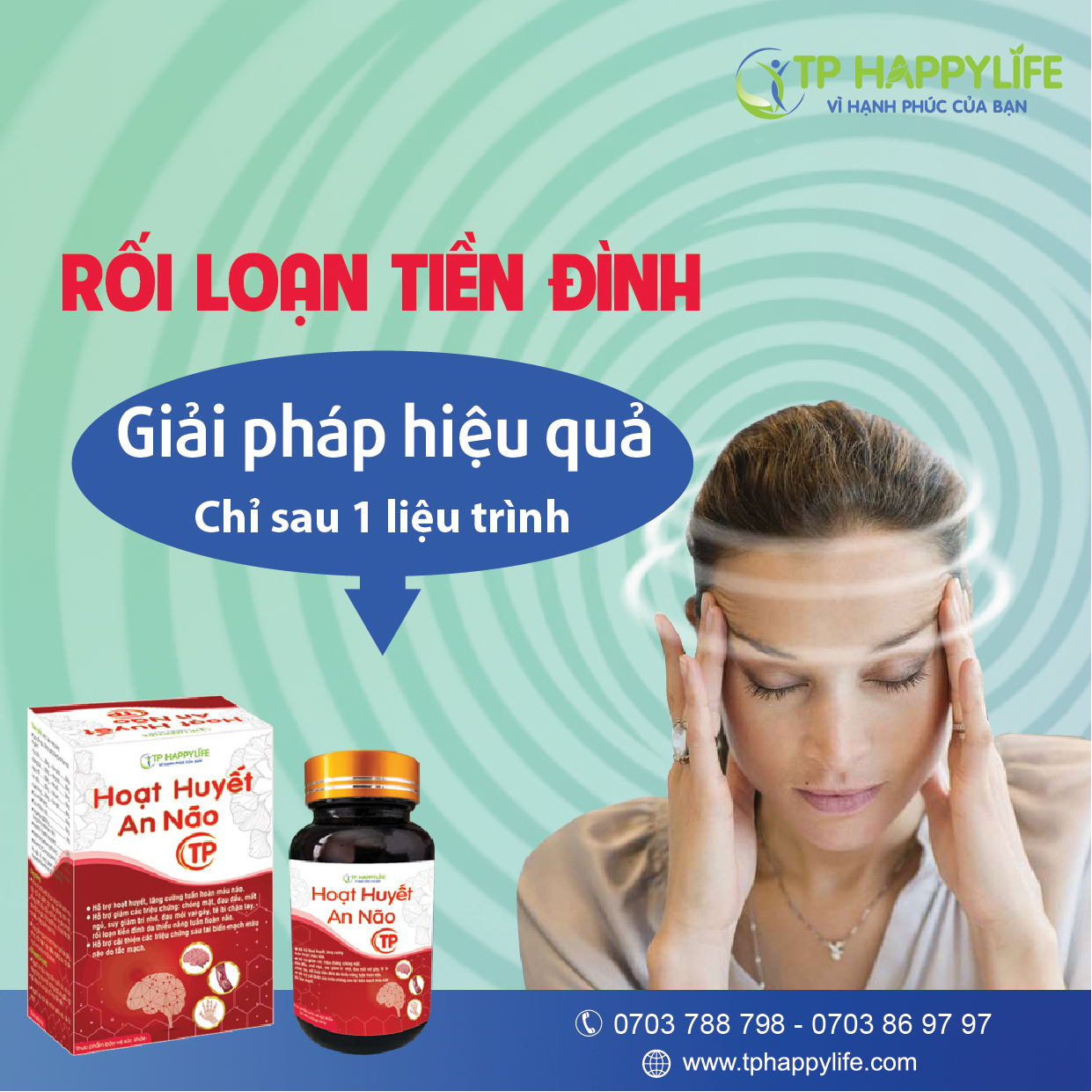 Giải pháp hiệu quả rối loạn tiền đìnhnhờ Hoạt Huyết An Não TP.