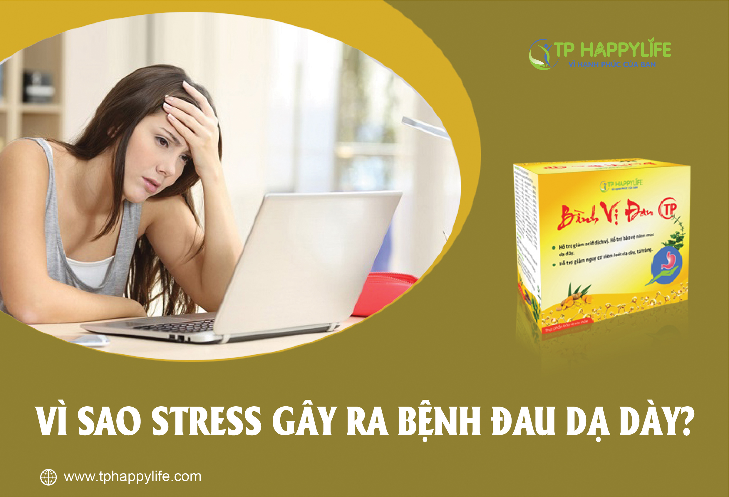 Vì sao stress gây ra bệnh đau dạ dày.