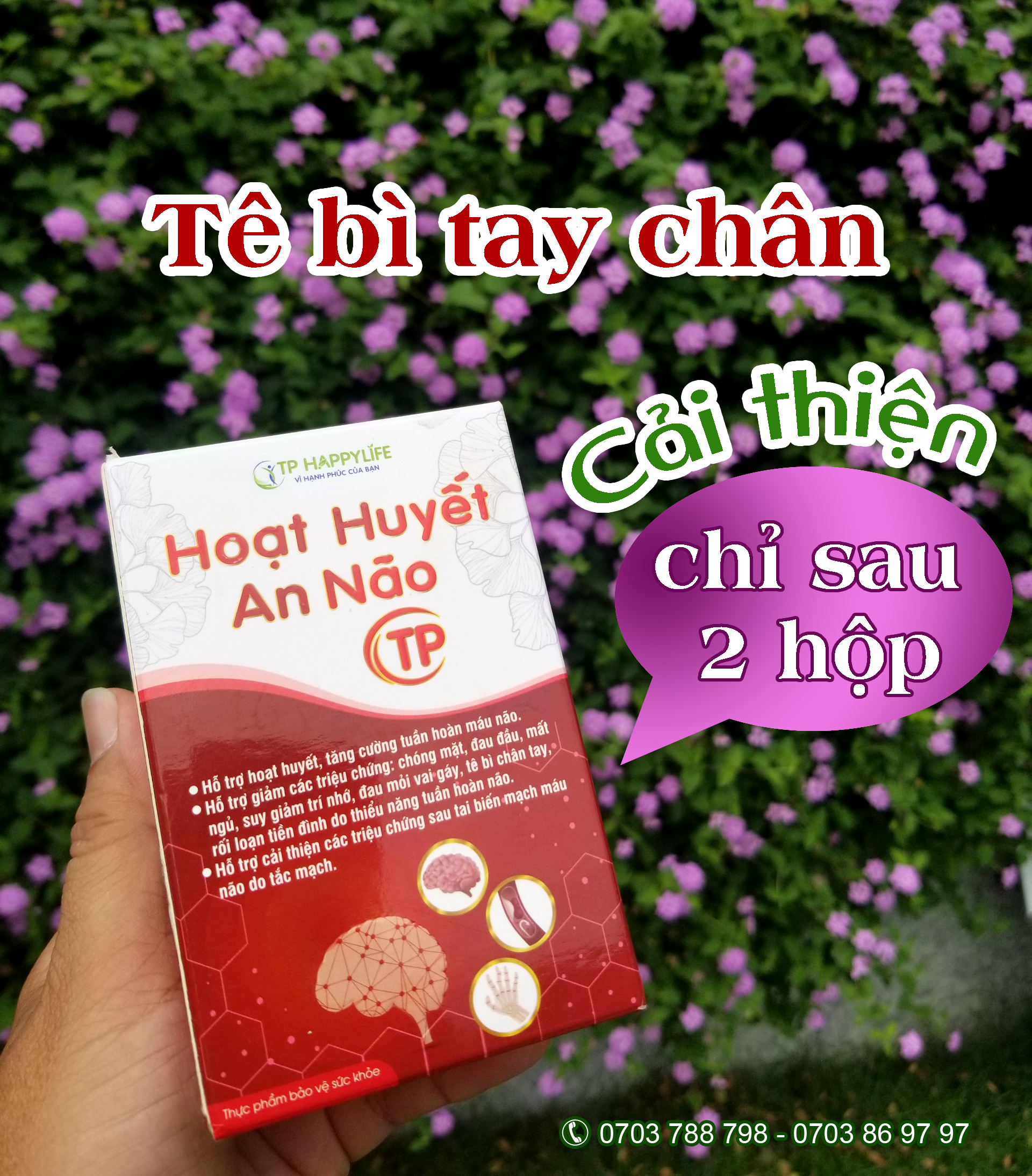 Tê Bì Tay chân – Giảm ngay sau 2 hộp