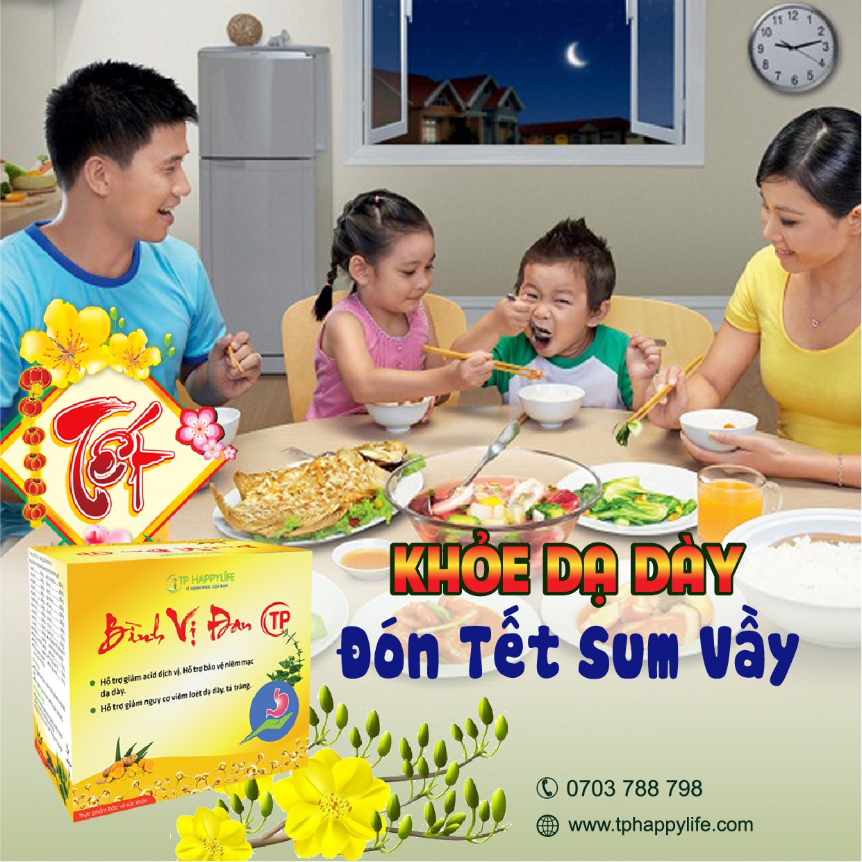 Khỏe dạ dày – Đón Tết Sum vầy