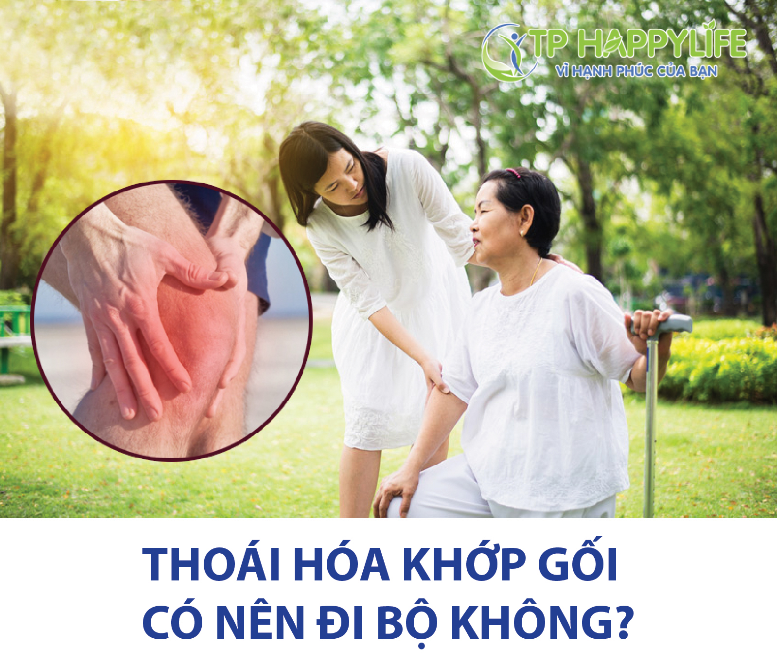 Thoái hóa khớp gối có nên đi bộ không?